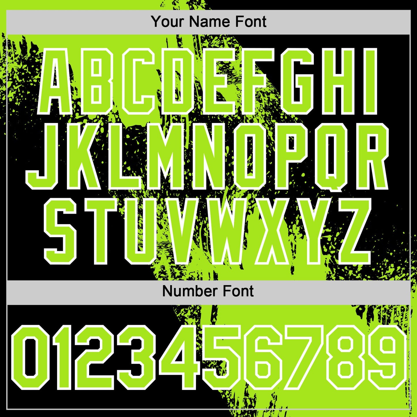 Custom Neon Green Black-White 3D Pattern Design Abstract Brush Stroke Authentic Baseball Jersey - Sky-Custom