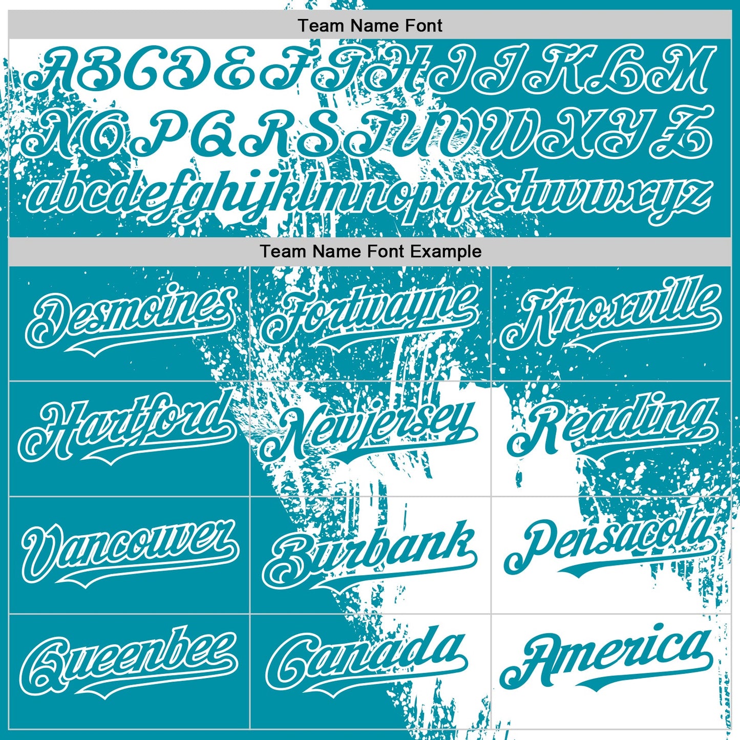 Custom White Teal 3D Pattern Design Abstract Brush Stroke Authentic Baseball Jersey - Sky-Custom