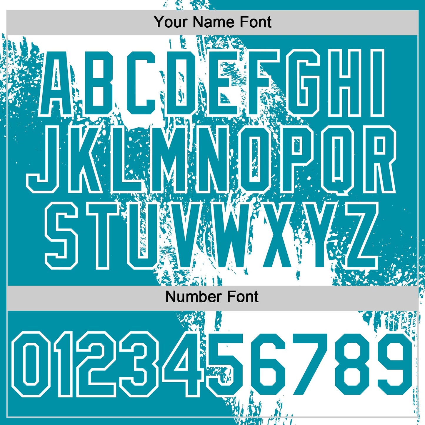 Custom White Teal 3D Pattern Design Abstract Brush Stroke Authentic Baseball Jersey - Sky-Custom