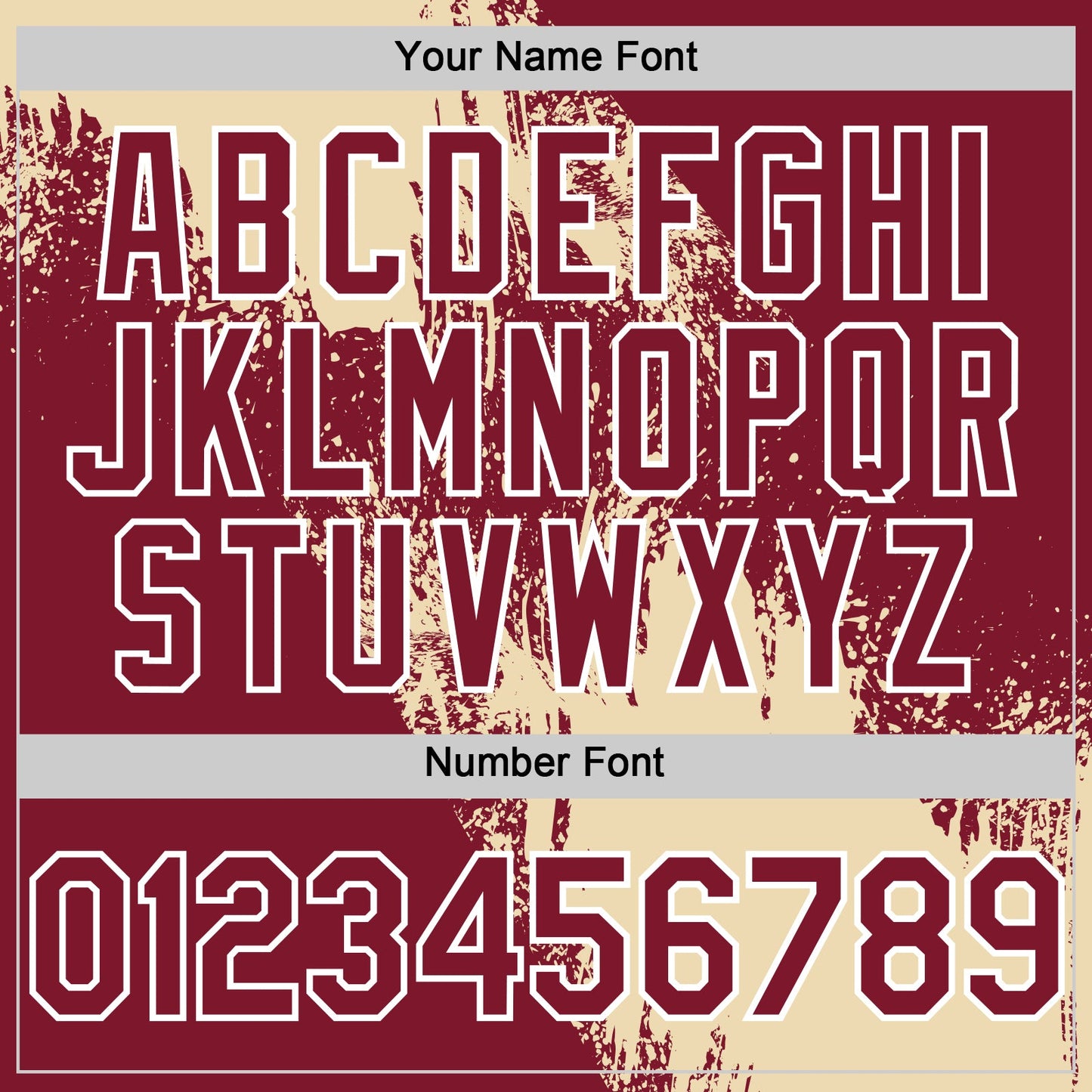Custom Cream Crimson-White 3D Pattern Design Abstract Brush Stroke Authentic Baseball Jersey - Sky-Custom