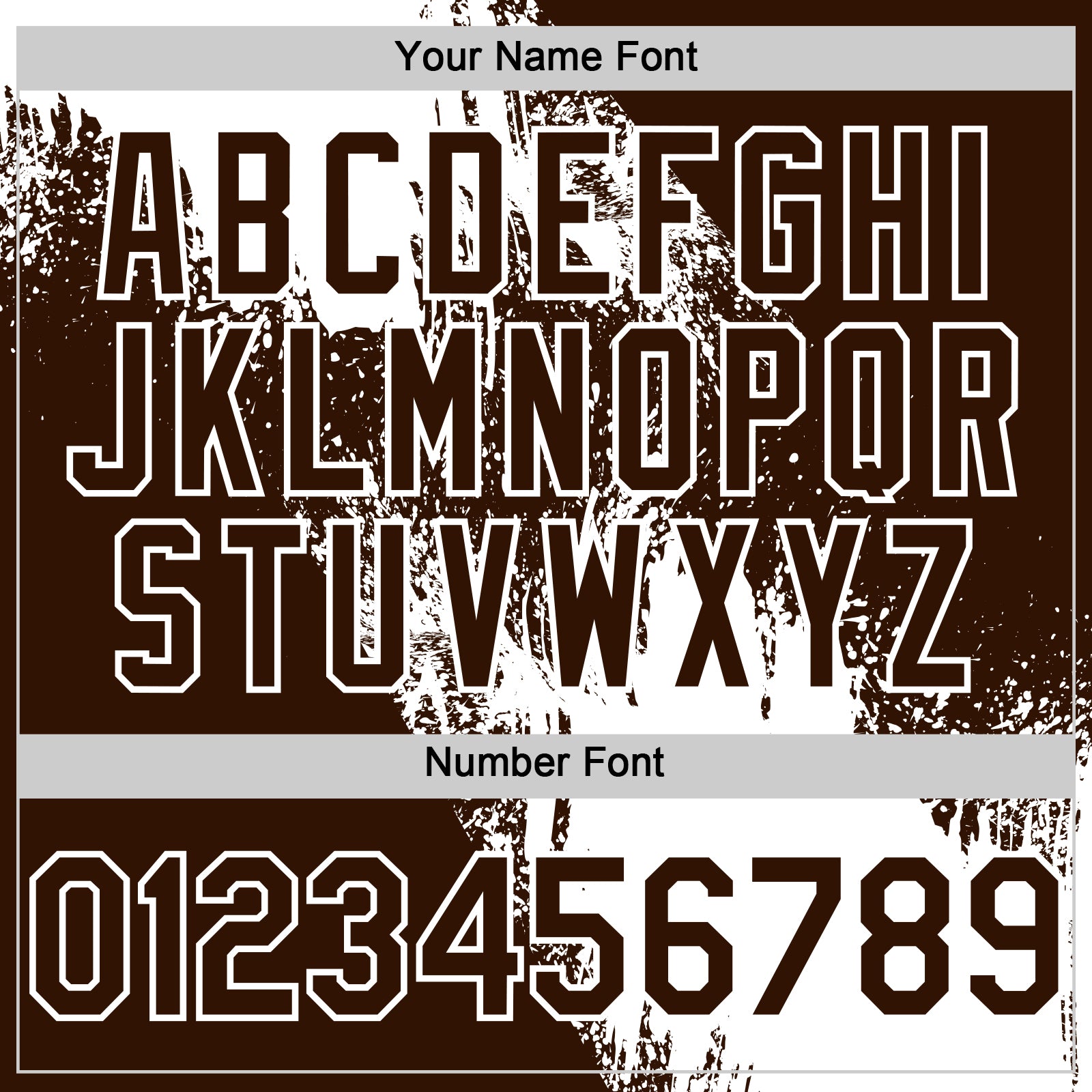 Custom White Brown 3D Pattern Design Abstract Brush Stroke Authentic Baseball Jersey - Sky-Custom