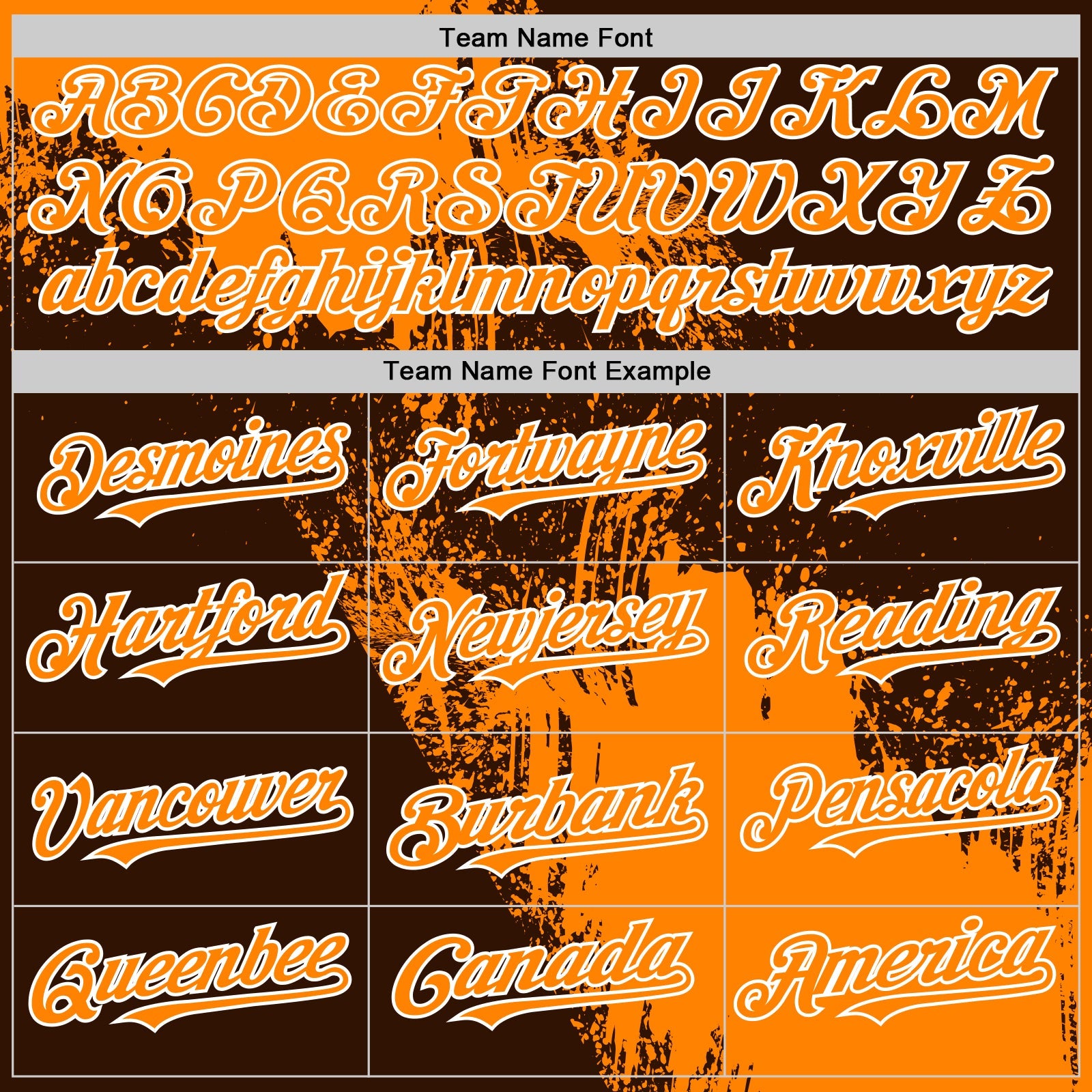 Custom Bay Orange Brown-White 3D Pattern Design Abstract Brush Stroke Authentic Baseball Jersey - Sky-Custom