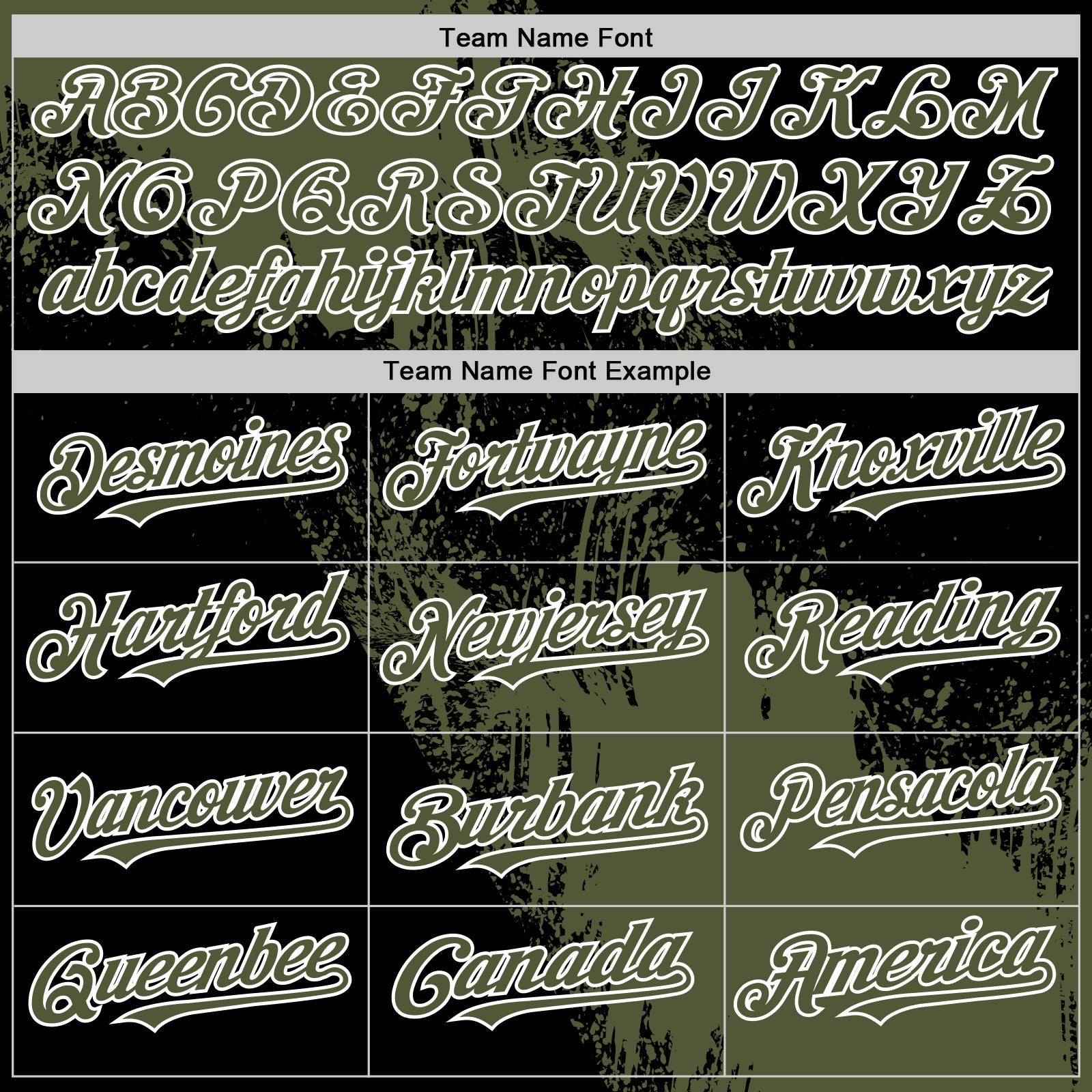 Custom Olive Black-White 3D Pattern Design Abstract Brush Stroke Authentic Baseball Jersey - Sky-Custom
