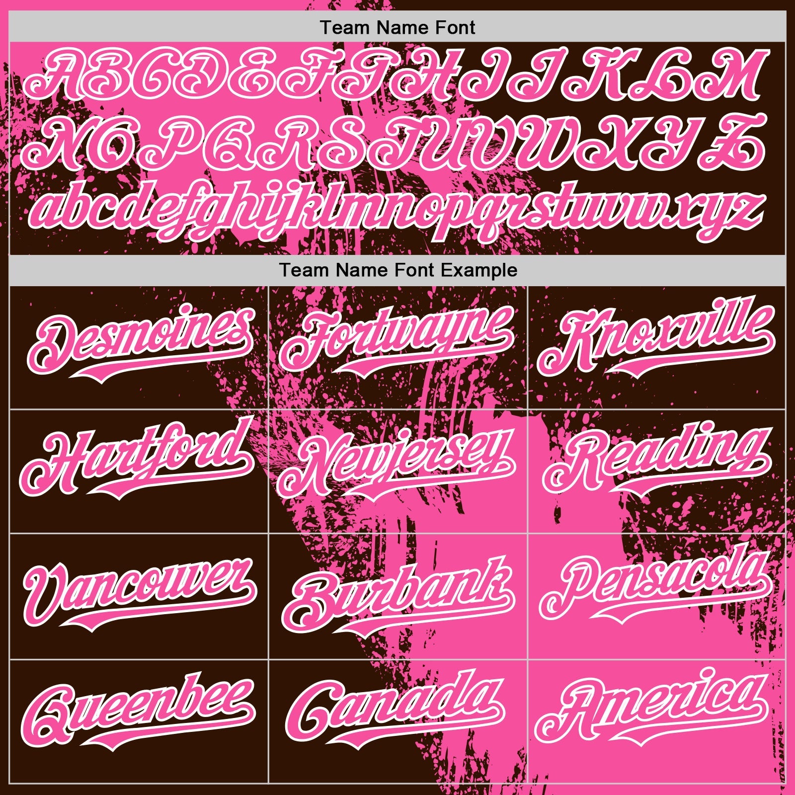 Custom Pink Brown-White 3D Pattern Design Abstract Brush Stroke Authentic Baseball Jersey - Sky-Custom