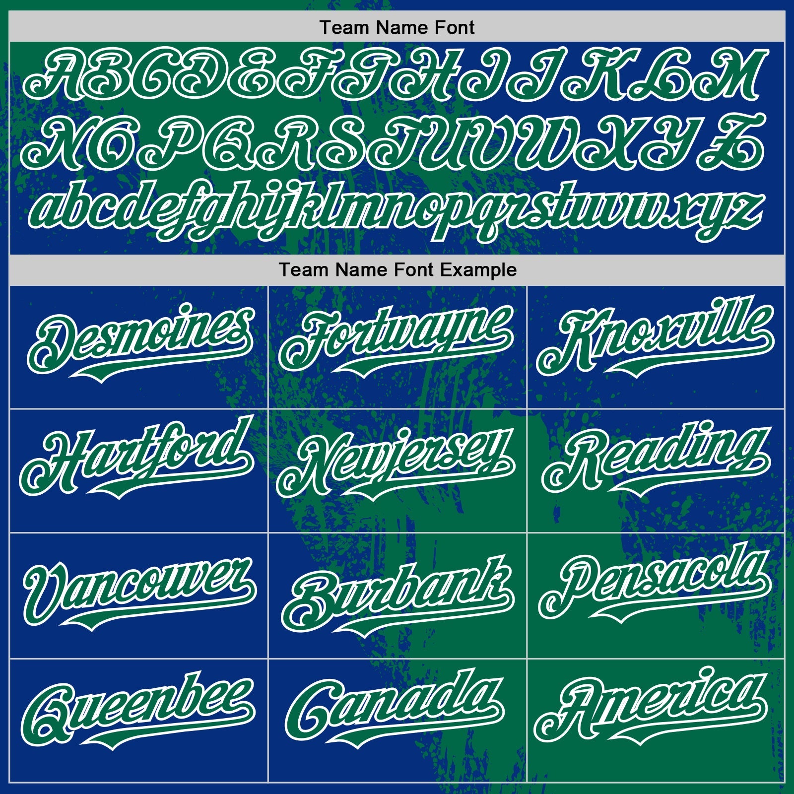 Custom Kelly Green Royal-White 3D Pattern Design Abstract Brush Stroke Authentic Baseball Jersey - Sky-Custom