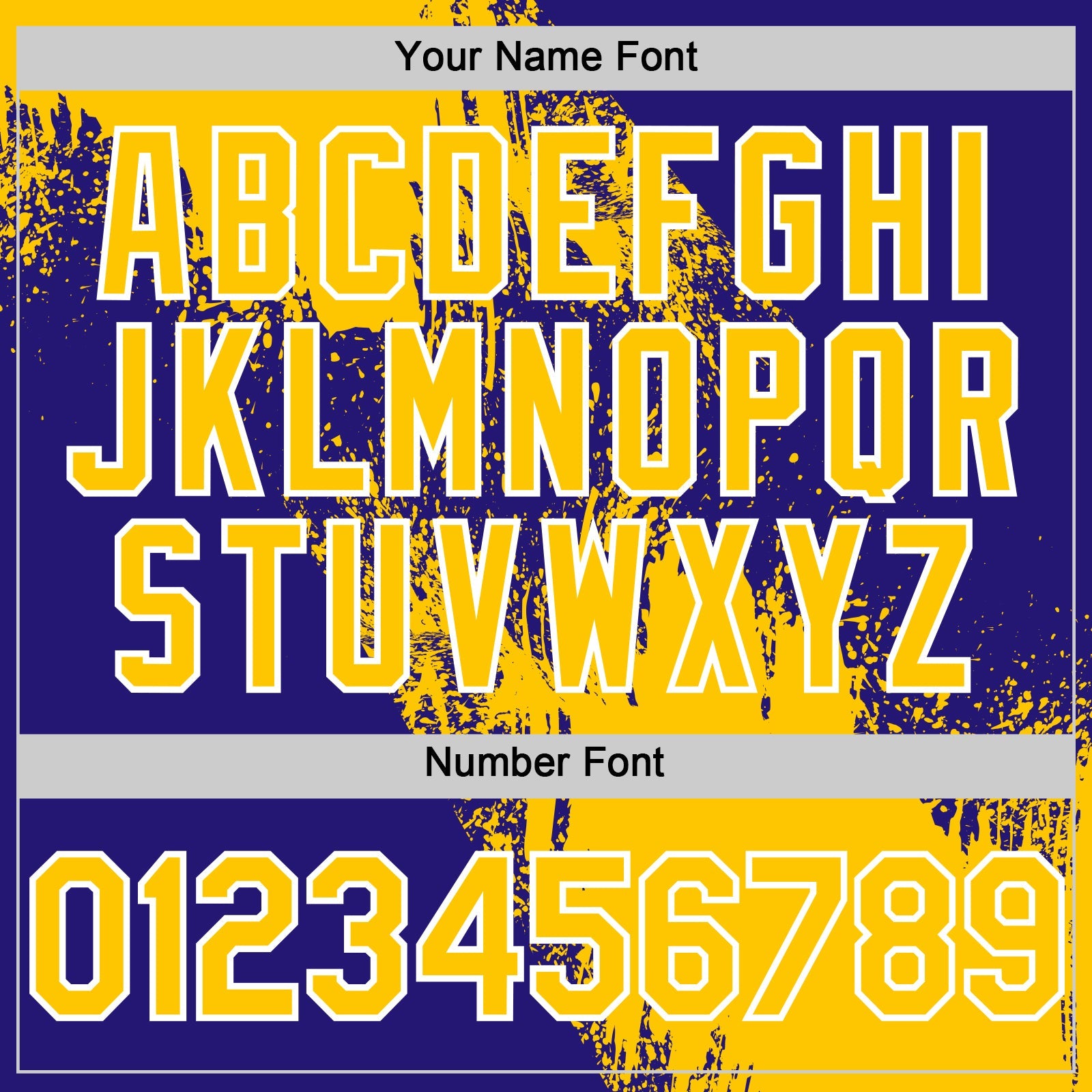 Custom Yellow Dark Purple-White 3D Pattern Design Abstract Brush Stroke Authentic Baseball Jersey - Sky-Custom