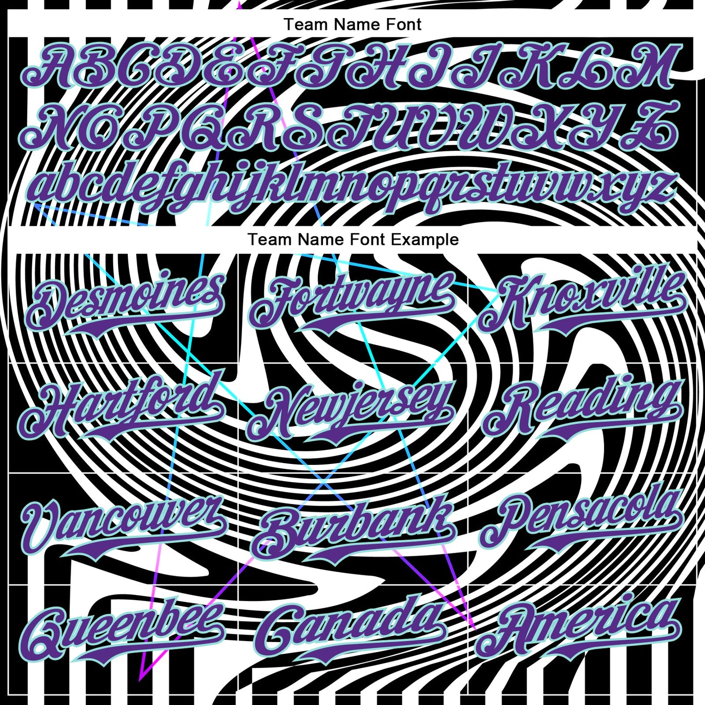 Custom Black Purple-Ice Blue 3D Pattern Design Rave Psychedelic Fluid Art Authentic Baseball Jersey - Sky-Custom