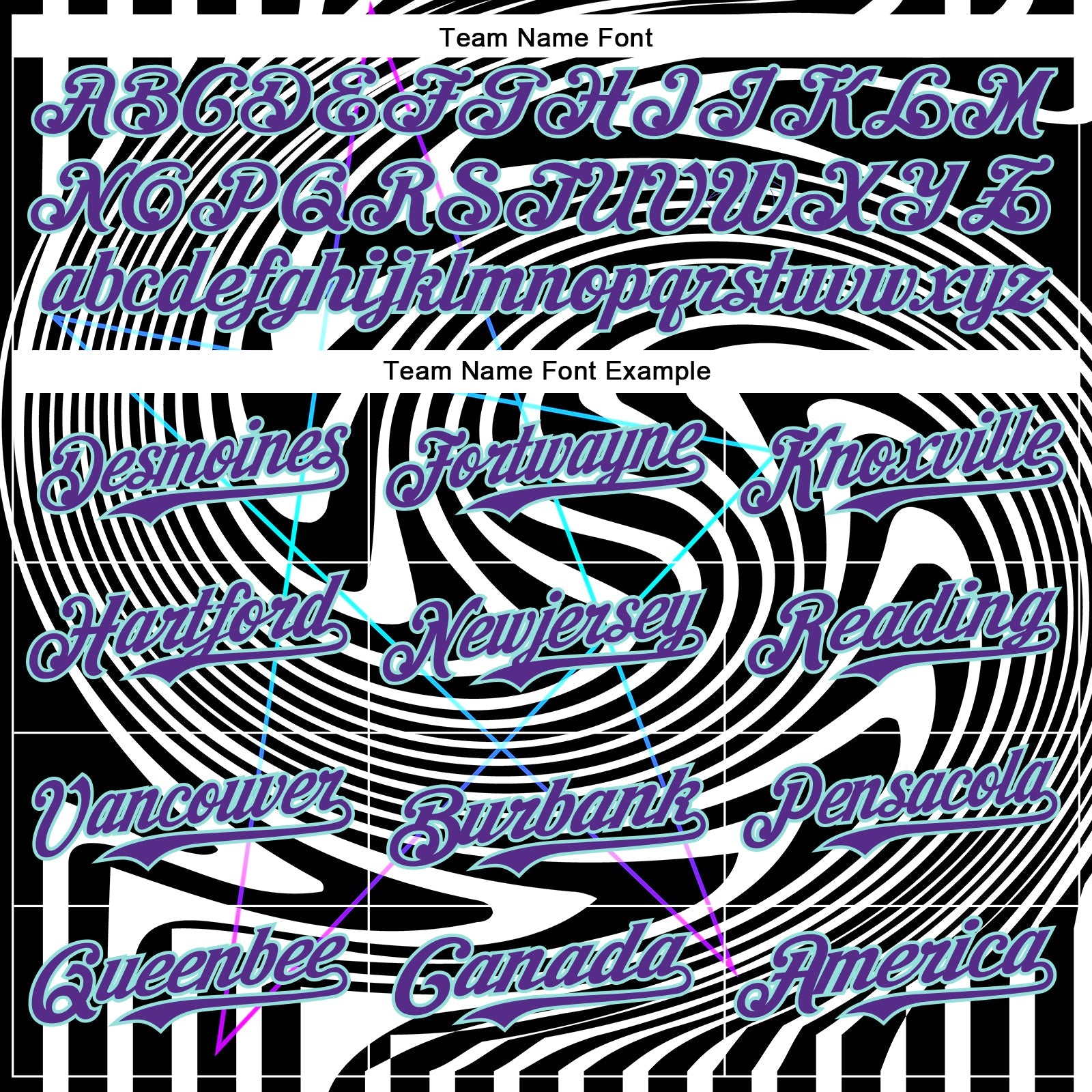 Custom Black Purple-Ice Blue 3D Pattern Design Rave Psychedelic Fluid Art Authentic Baseball Jersey - Sky-Custom