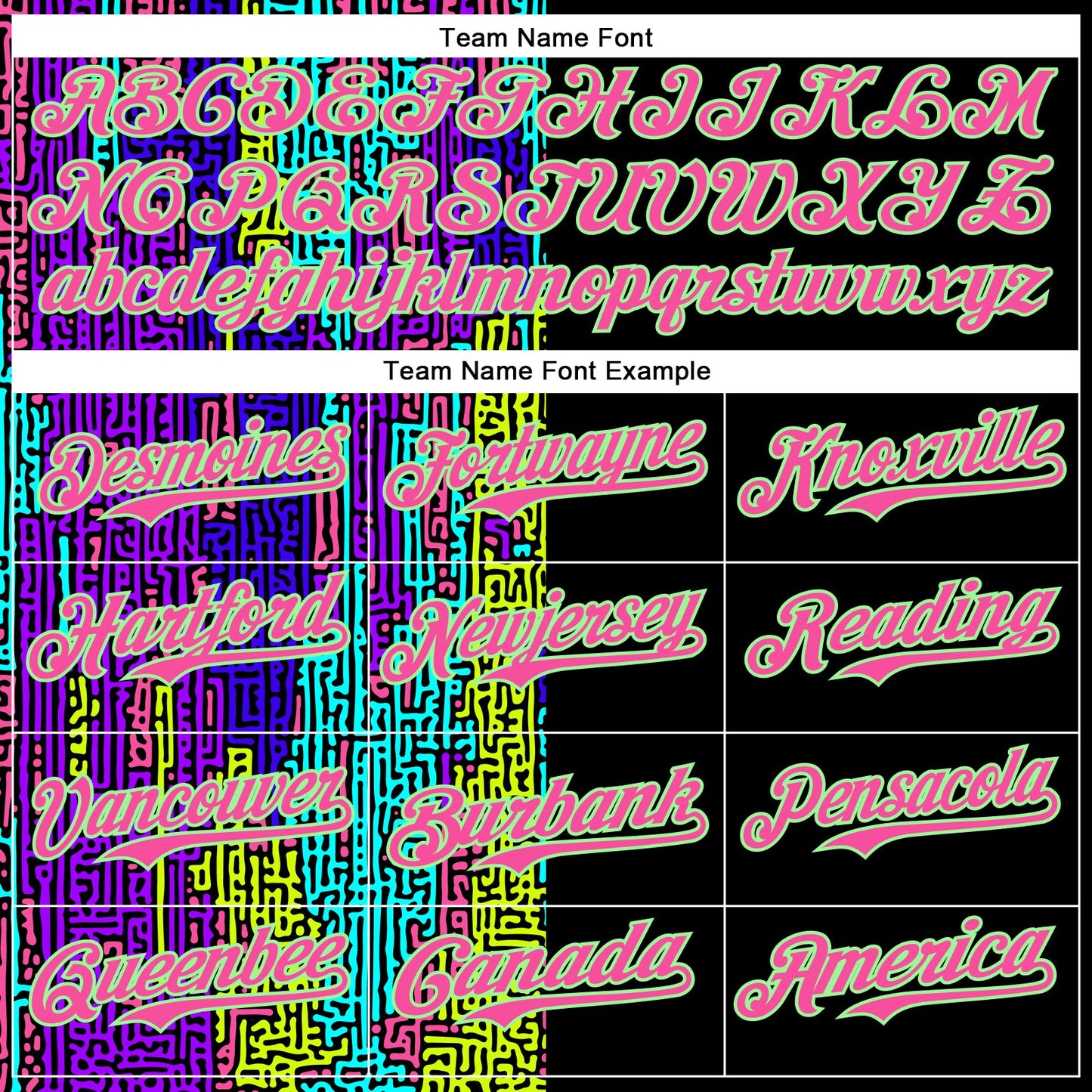Custom Black Pea Green-Pink 3D Pattern Design Rave Psychedelic Neon Fluid Art Authentic Baseball Jersey - Sky-Custom