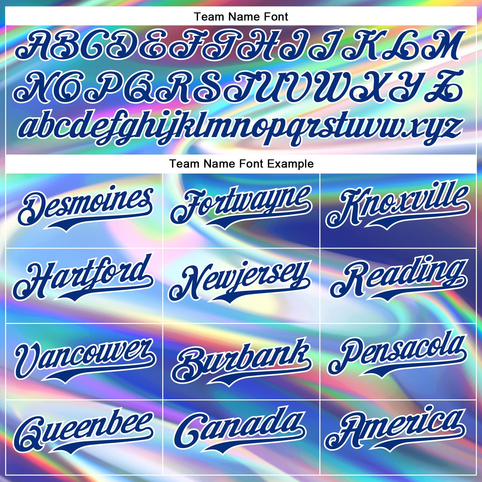 Custom White Royal 3D Pattern Design Rave Psychedelic Holographic Vaporwave Style Authentic Baseball Jersey - Sky-Custom