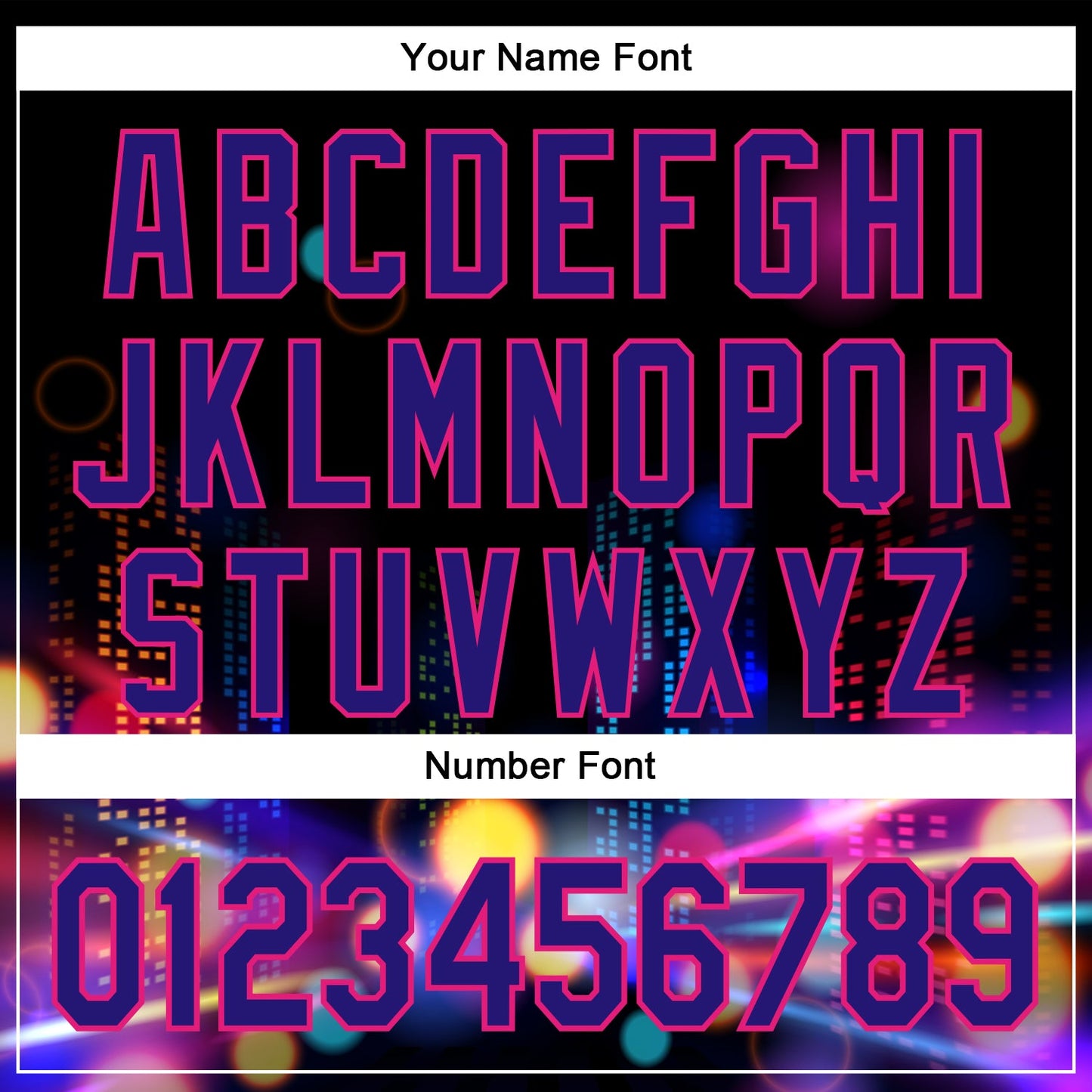 Custom Black Dark Purple-Hot Pink 3D Pattern Design Rave Psychedelic City Neon Authentic Baseball Jersey - Sky-Custom