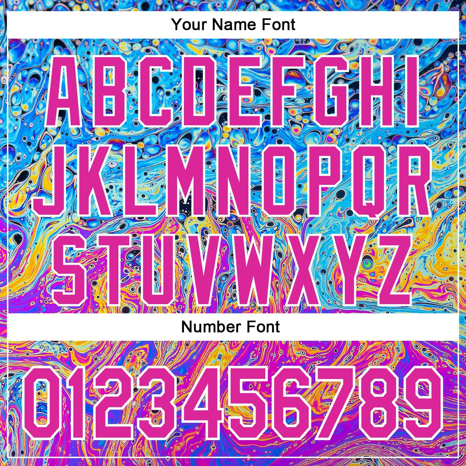 Custom Electric Blue Deep Pink-White 3D Pattern Design Rave Psychedelic Fluid Art Authentic Baseball Jersey - Sky-Custom