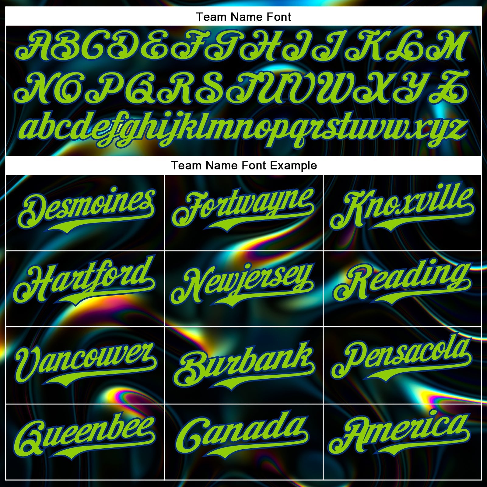 Custom Black Neon Green-Royal 3D Pattern Design Rave Psychedelic Holographic Vaporwave Style Authentic Baseball Jersey - Sky-Custom