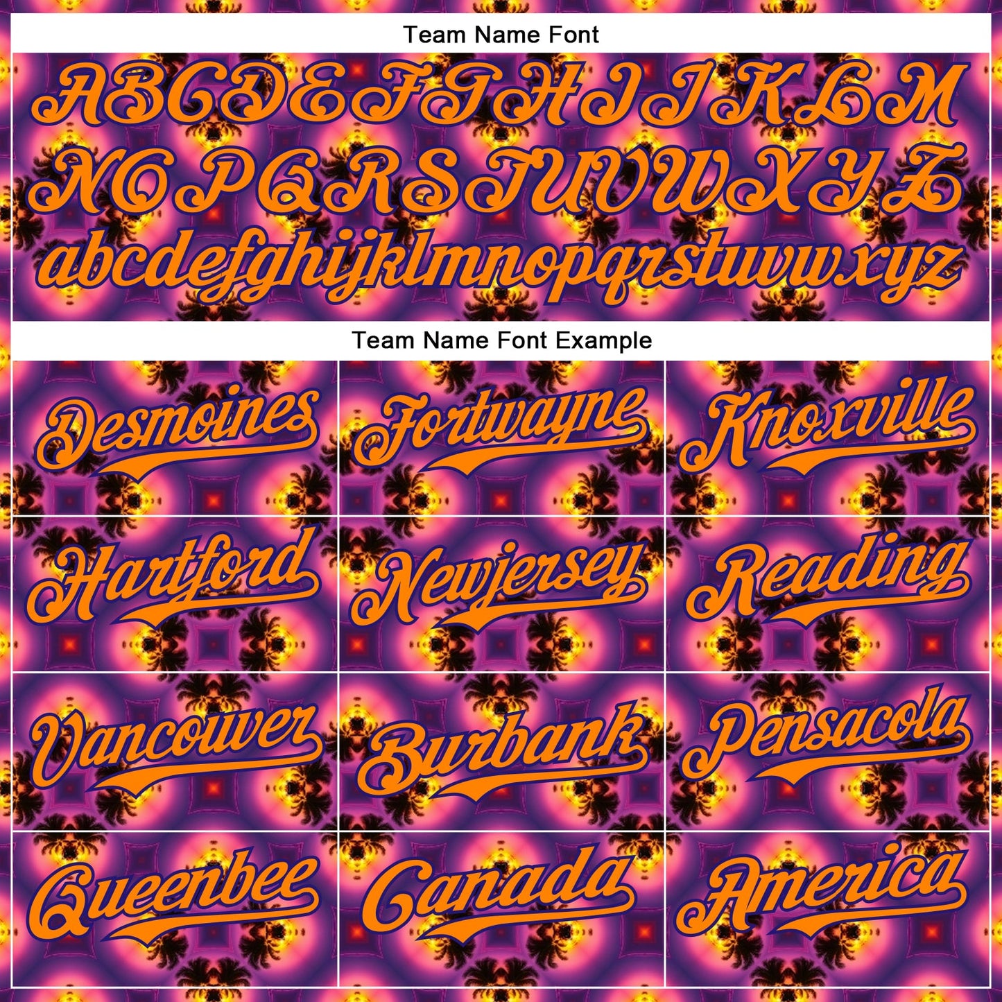 Custom Purple Bay Orange-Dark Purple 3D Pattern Design Rave Psychedelic Flower Authentic Baseball Jersey - Sky-Custom