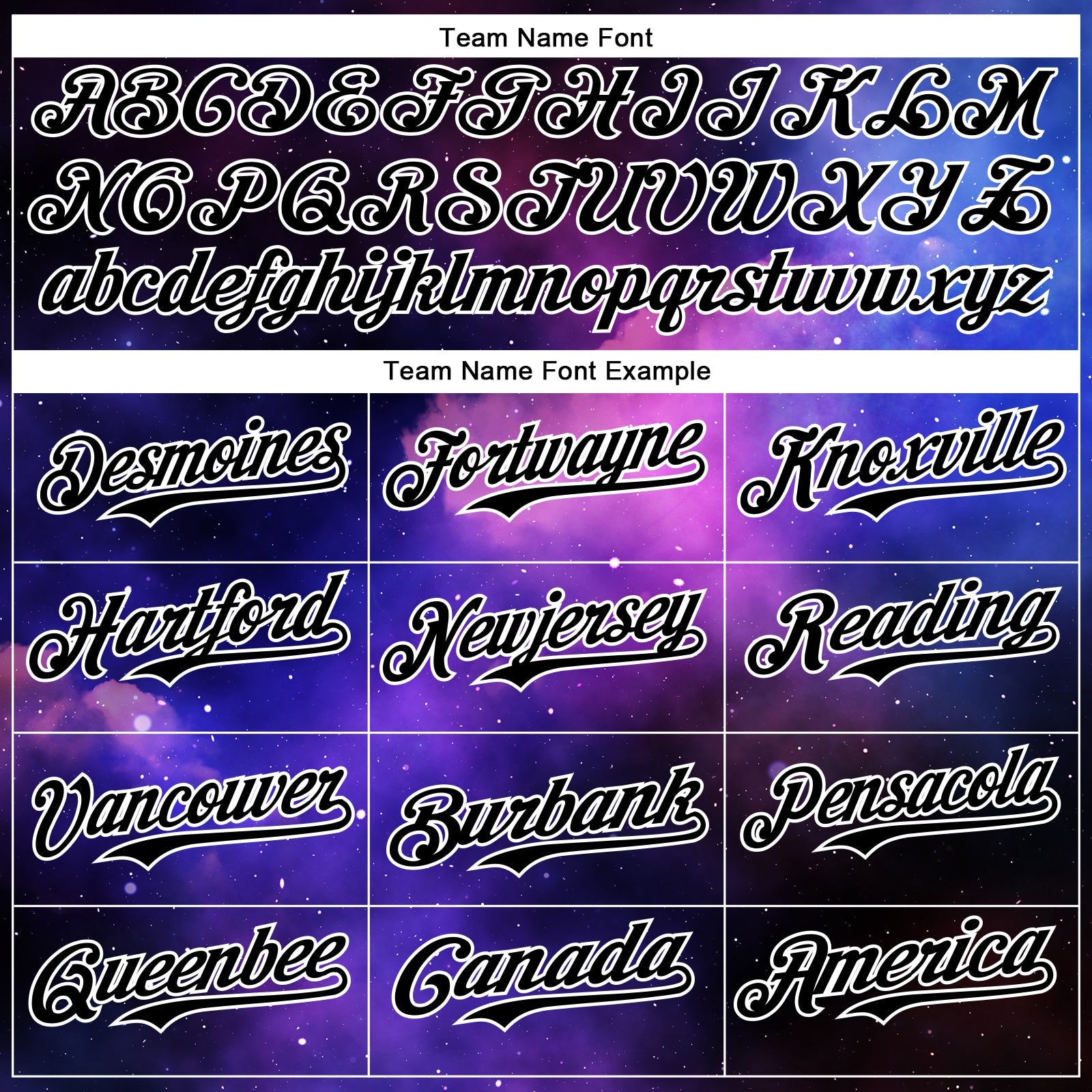 Custom Black White 3D Pattern Design Rave Psychedelic Space Galaxy Star Authentic Baseball Jersey - Sky-Custom