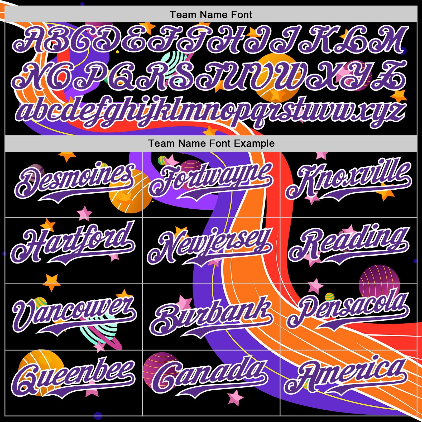 Custom Black Purple-White 3D Pattern Design Space Galaxy Star Authentic Baseball Jersey - Sky-Custom