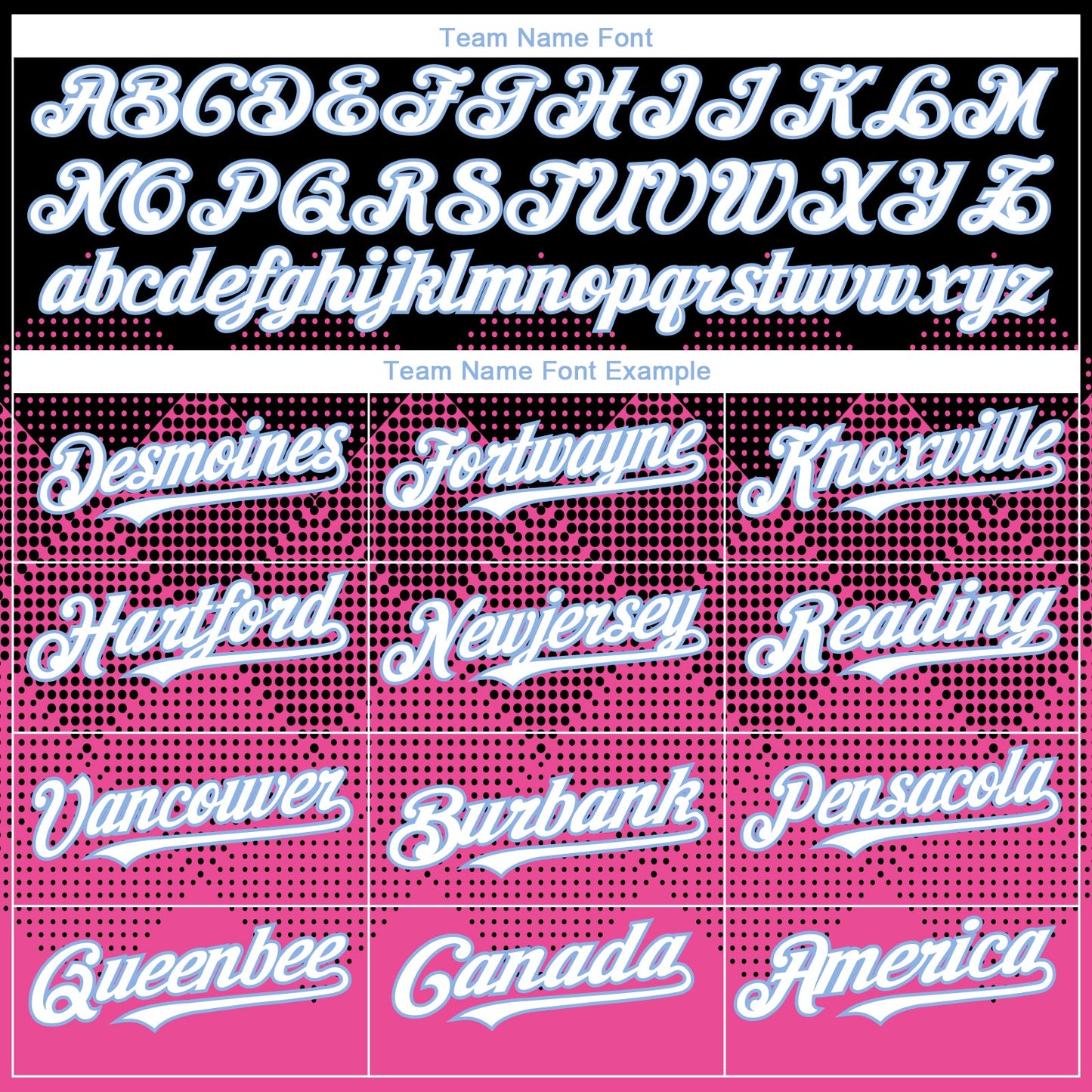 Custom Black White Pink-Light Blue 3D Gradient Square Shape Authentic Baseball Jersey - Sky-Custom