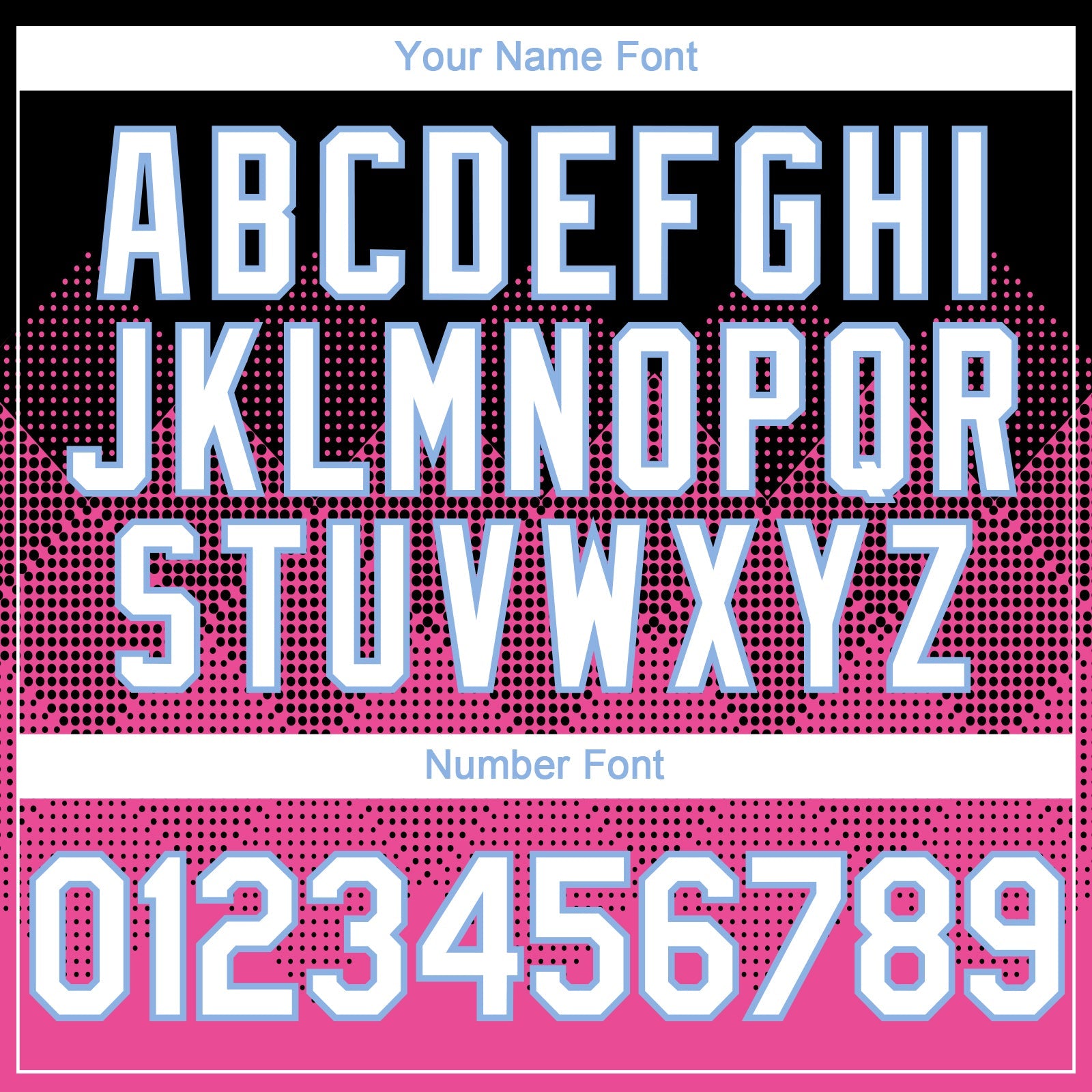 Custom Black White Pink-Light Blue 3D Gradient Square Shape Authentic Baseball Jersey - Sky-Custom