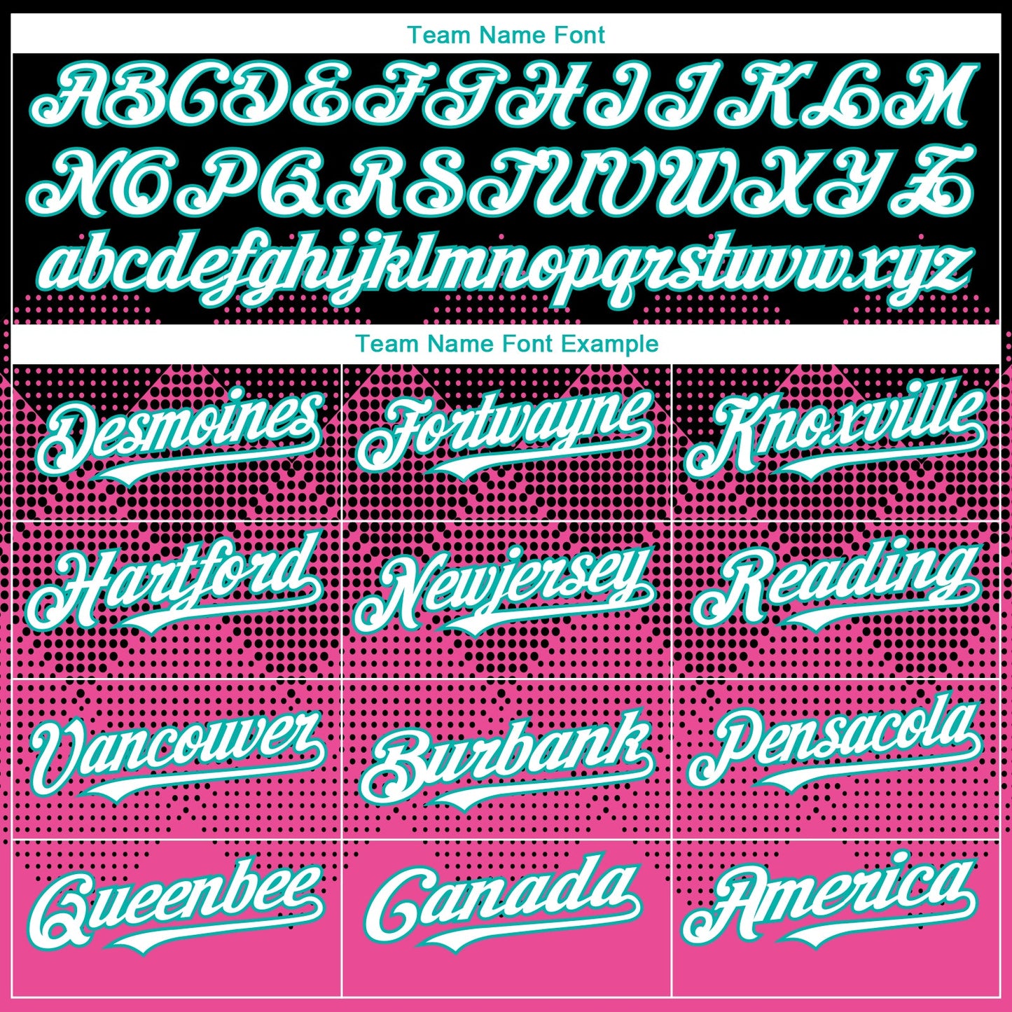 Custom Black White Pink-Aqua 3D Gradient Square Shape Authentic Baseball Jersey - Sky-Custom