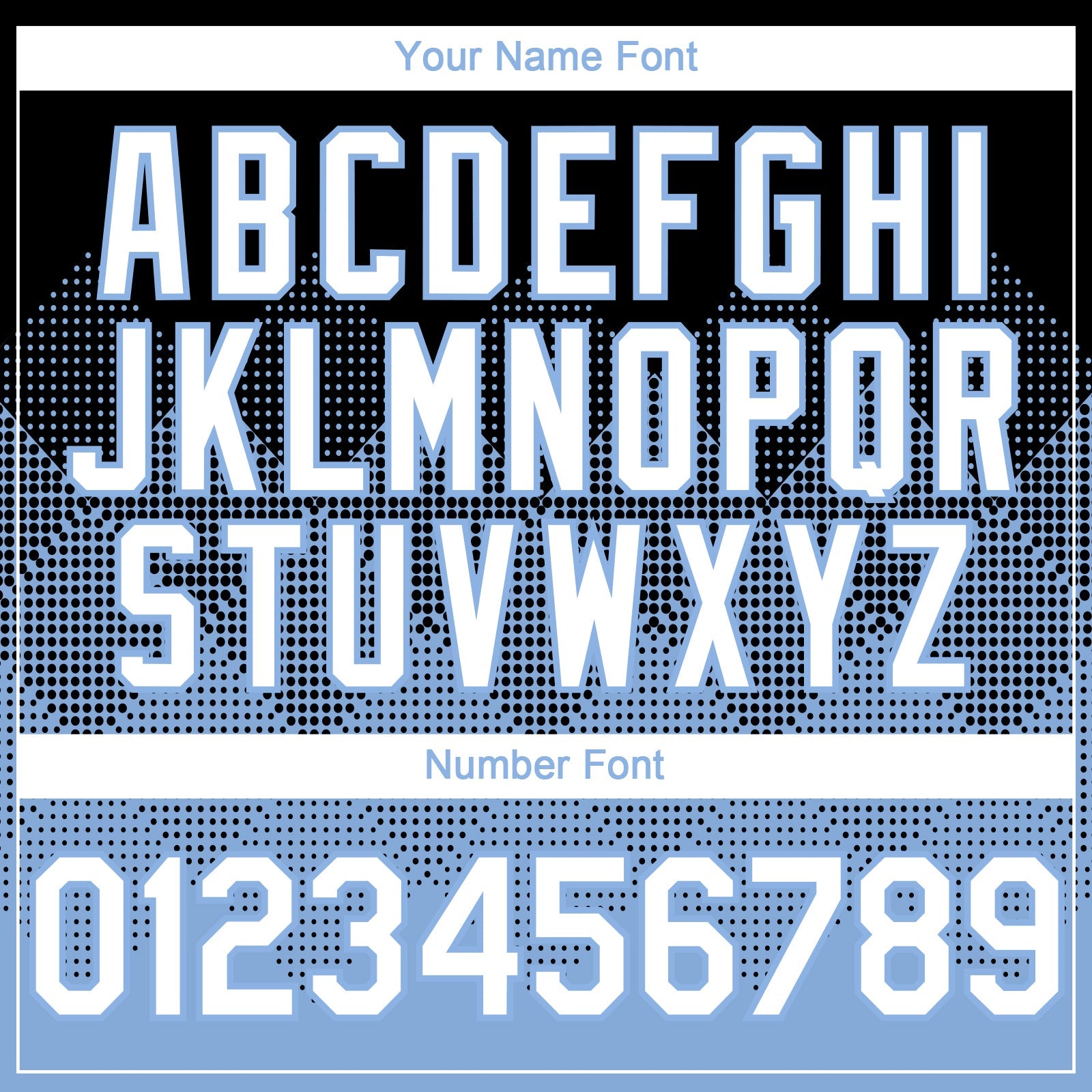 Custom Black White-Light Blue 3D Gradient Square Shape Authentic Baseball Jersey - Sky-Custom