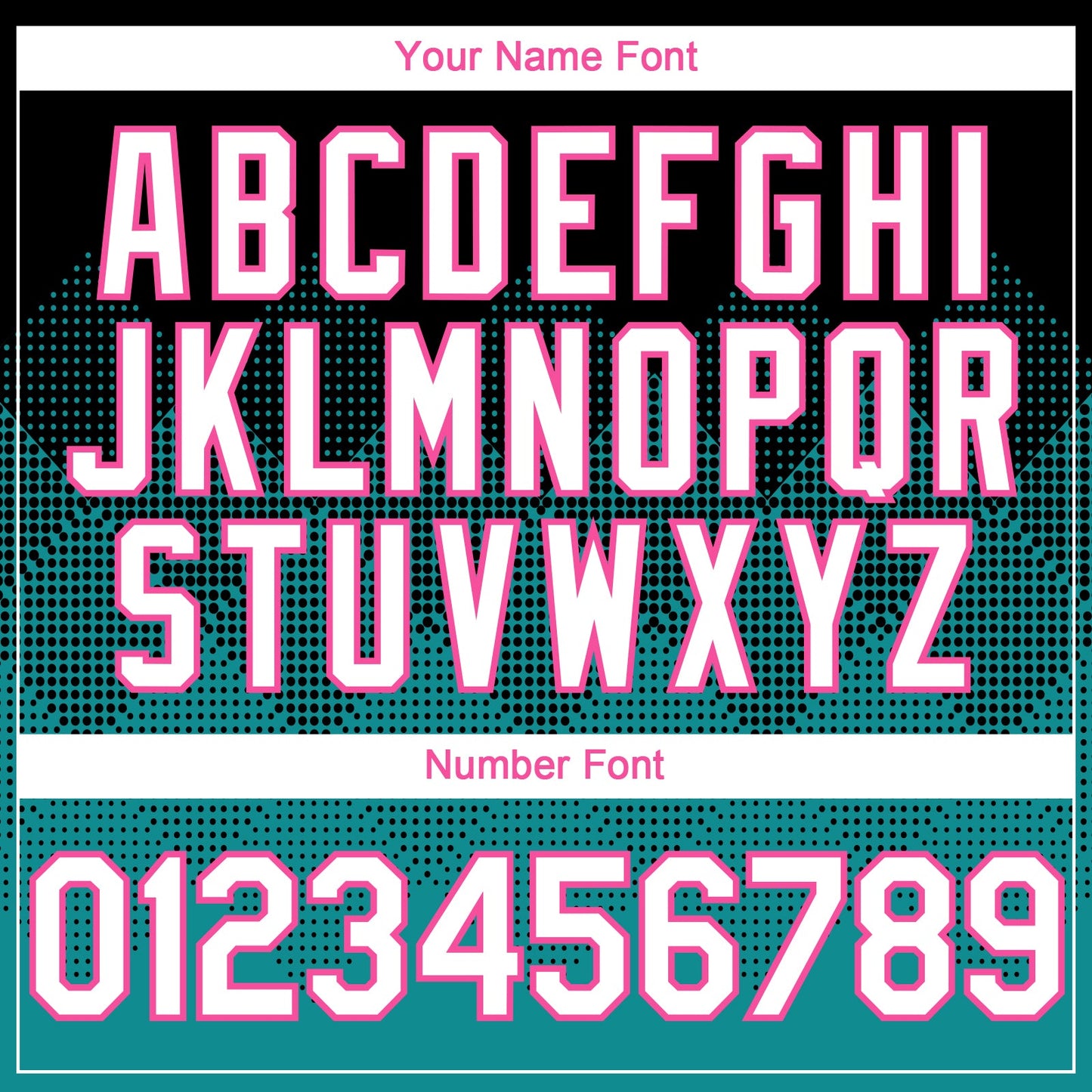 Custom Black White Teal-Pink 3D Gradient Square Shape Authentic Baseball Jersey - Sky-Custom