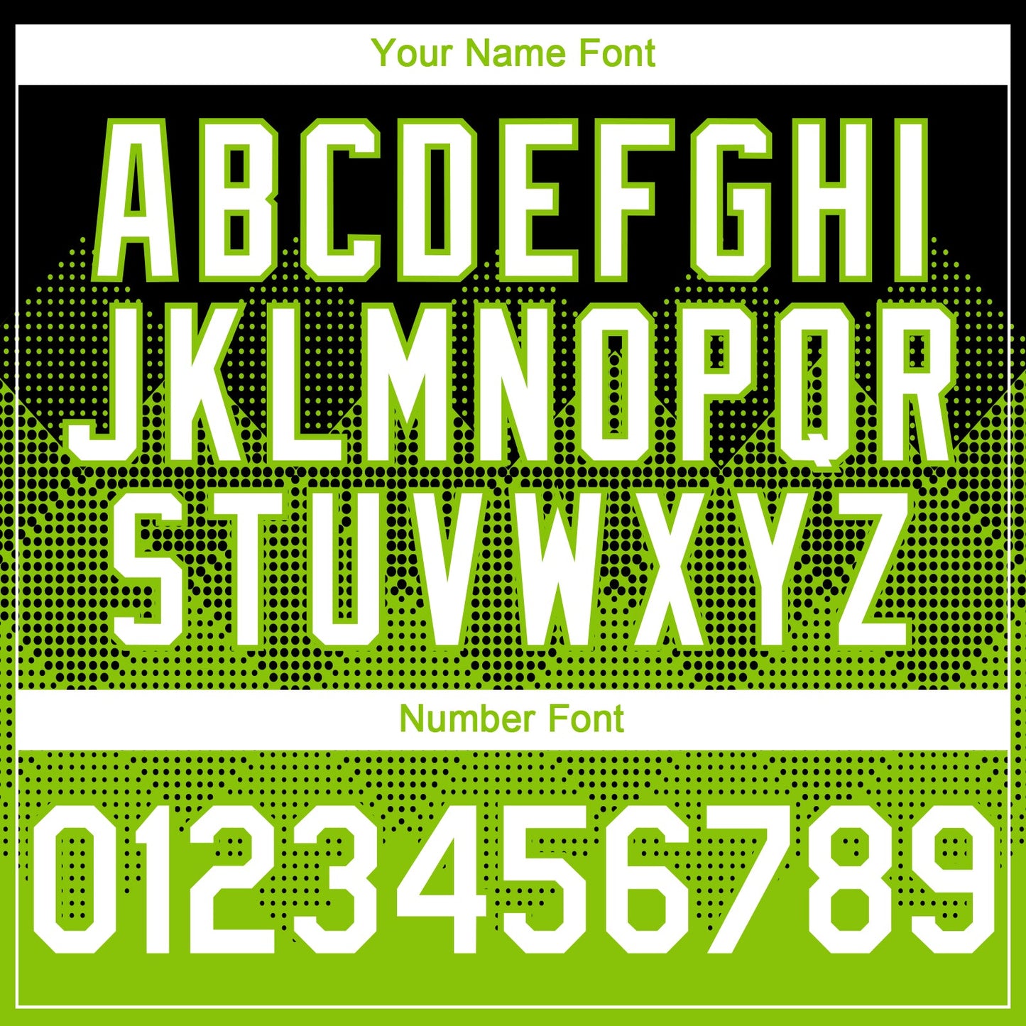 Custom Black White-Neon Green 3D Gradient Square Shape Authentic Baseball Jersey - Sky-Custom