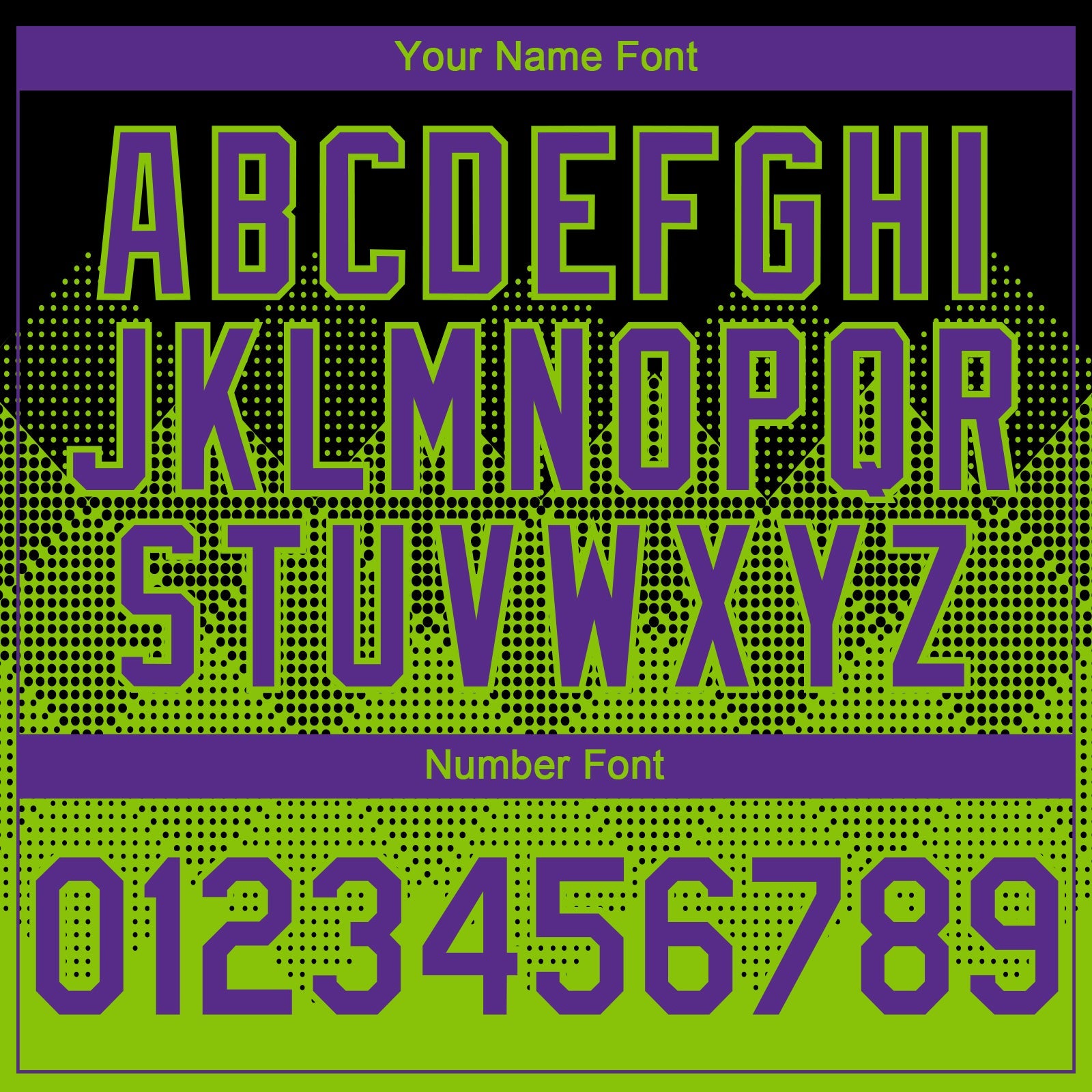 Custom Black Purple-Neon Green 3D Gradient Square Shape Authentic Baseball Jersey - Sky-Custom