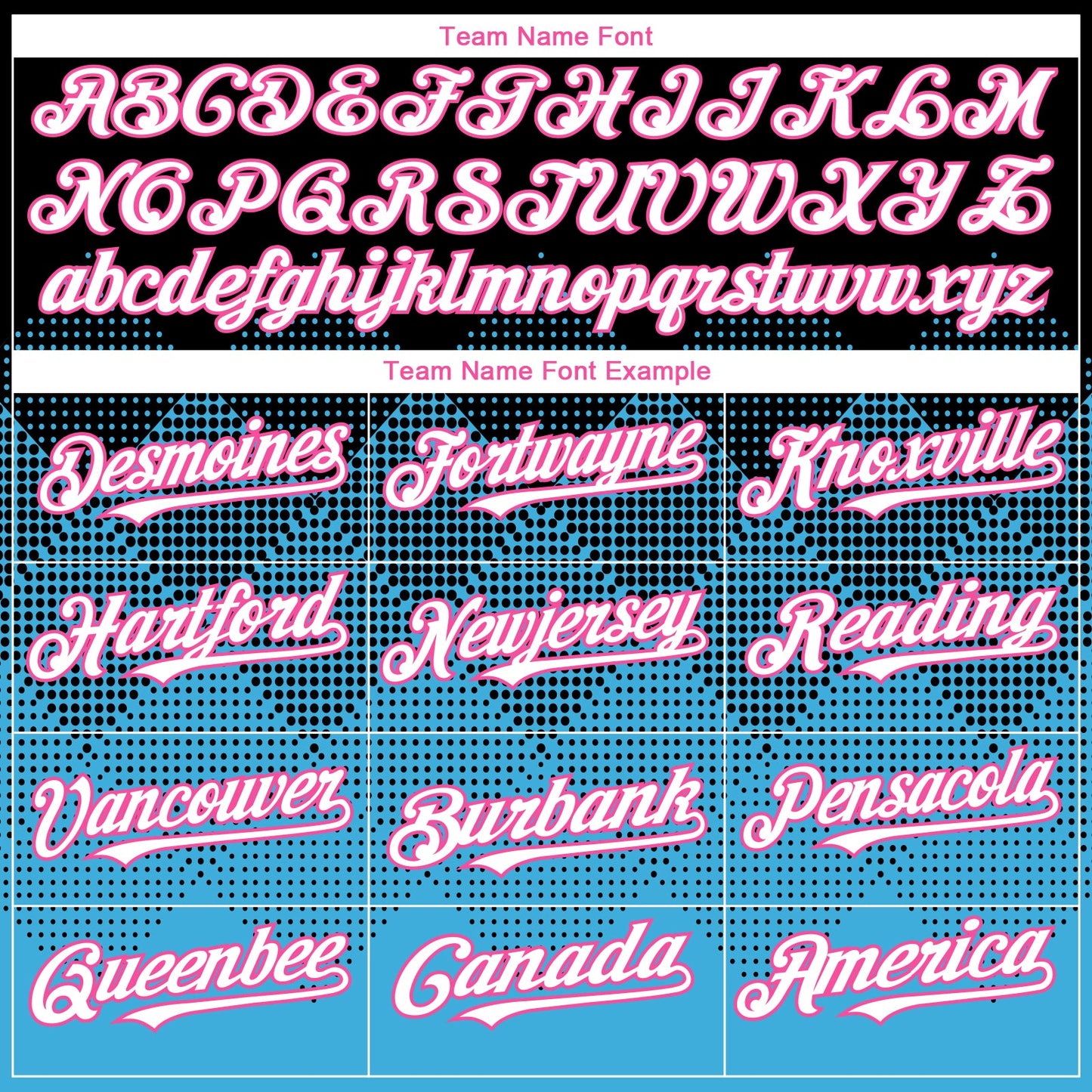 Custom Black White Sky Blue-Pink 3D Gradient Square Shape Authentic Baseball Jersey - Sky-Custom
