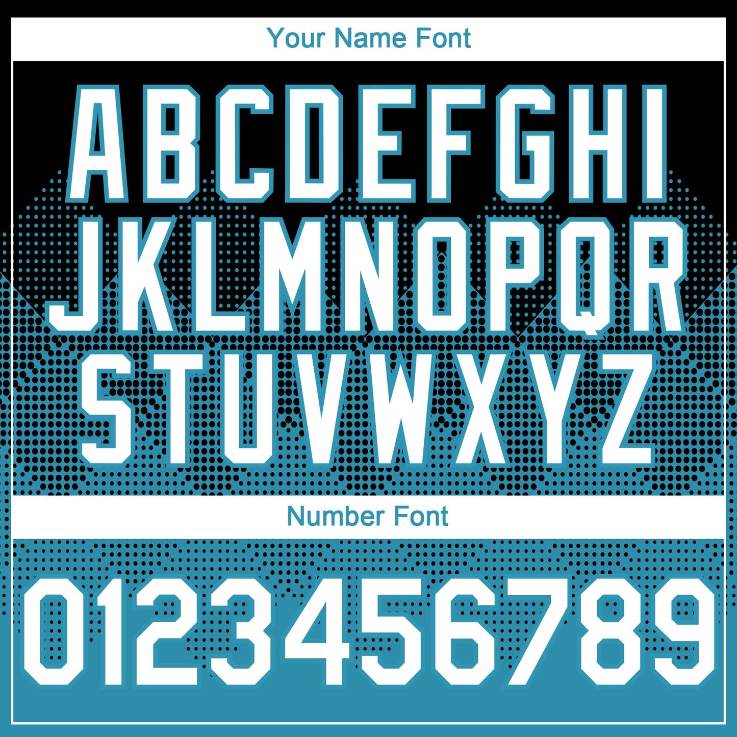 Custom Black White-Panther Blue 3D Gradient Square Shape Authentic Baseball Jersey - Sky-Custom