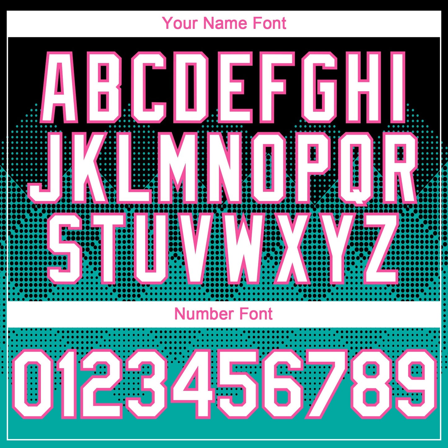 Custom Black White Aqua-Pink 3D Gradient Square Shape Authentic Baseball Jersey - Sky-Custom