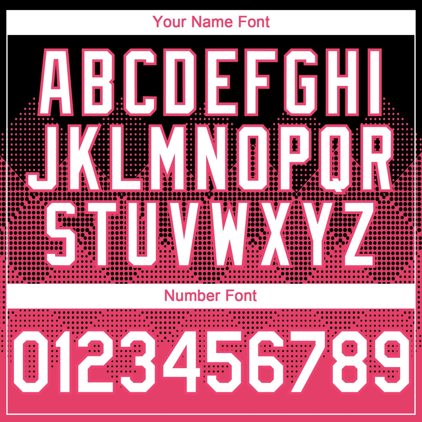 Custom Black White-Neon Pink 3D Gradient Square Shape Authentic Baseball Jersey - Sky-Custom