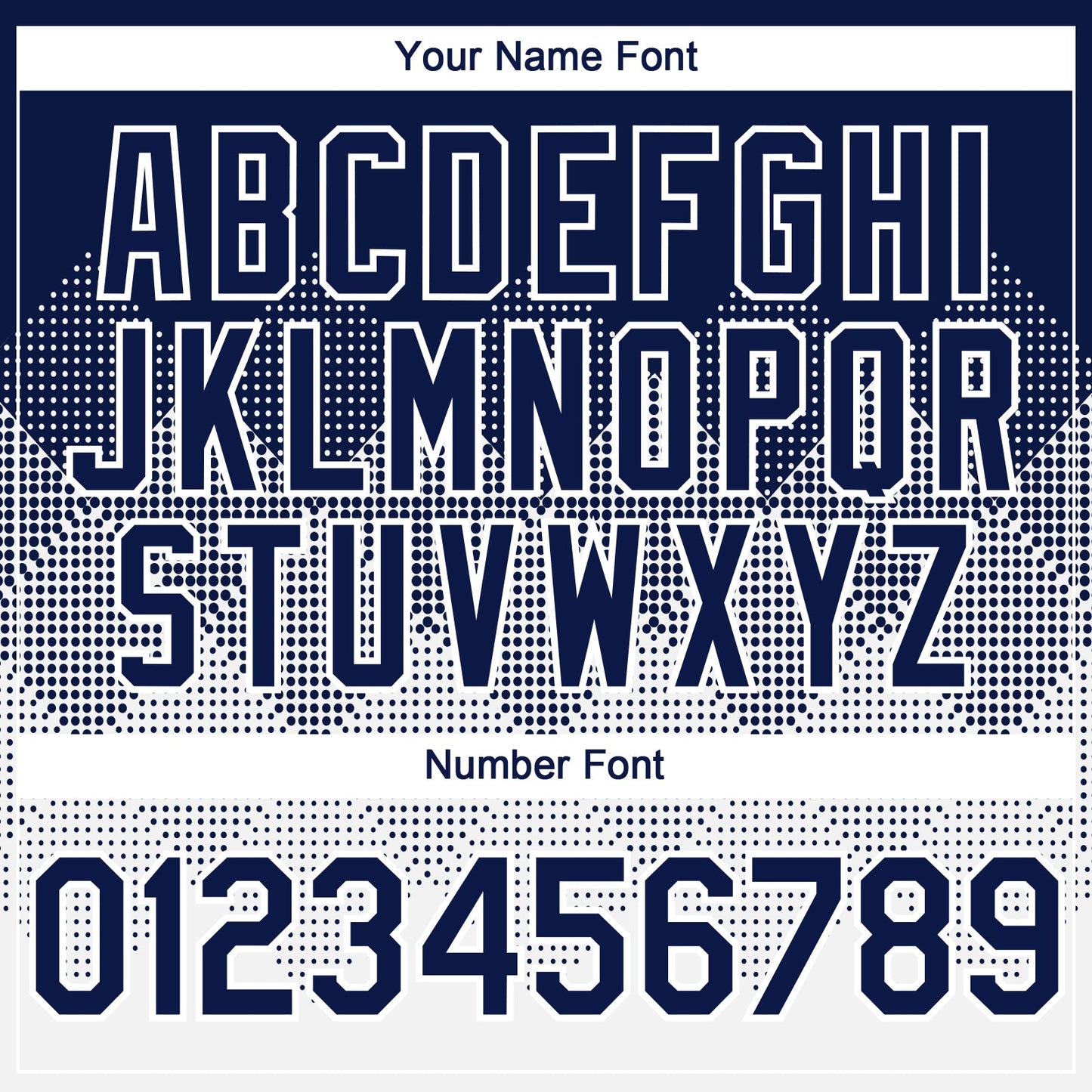 Custom Navy White 3D Gradient Square Shape Authentic Baseball Jersey - Sky-Custom