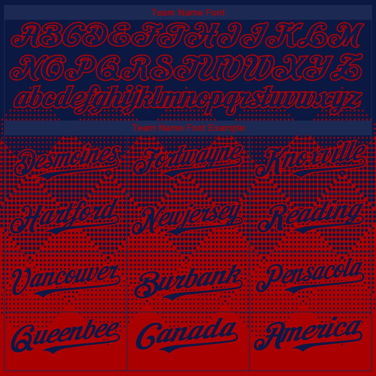 Custom Navy Red 3D Gradient Square Shape Authentic Baseball Jersey - Sky-Custom
