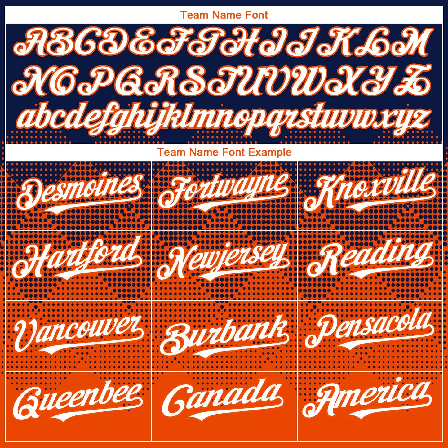 Custom Navy White-Orange 3D Gradient Square Shape Authentic Baseball Jersey - Sky-Custom