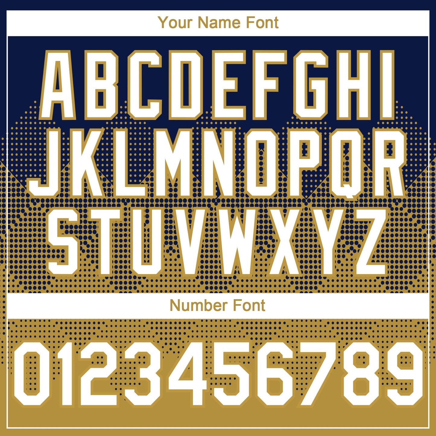 Custom Navy White-Old Gold 3D Gradient Square Shape Authentic Baseball Jersey - Sky-Custom