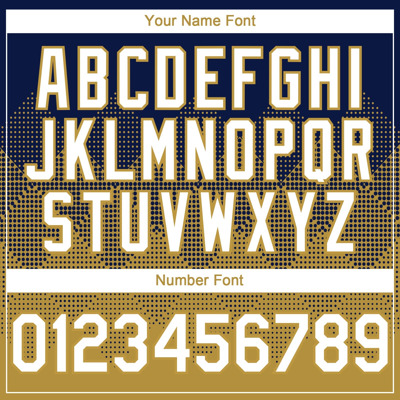 Custom Navy White-Old Gold 3D Gradient Square Shape Authentic Baseball Jersey - Sky-Custom