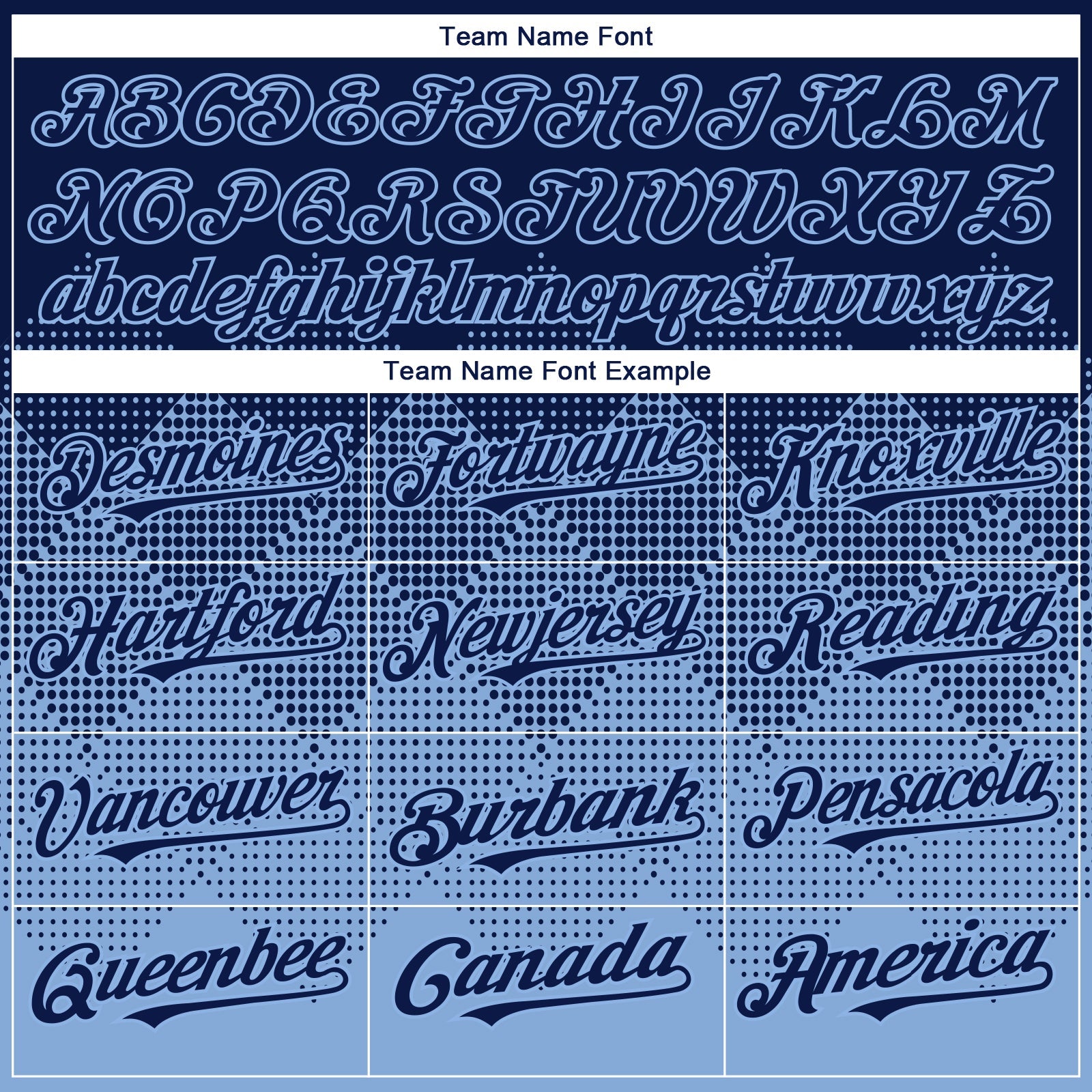 Custom Navy Light Blue 3D Gradient Square Shape Authentic Baseball Jersey - Sky-Custom