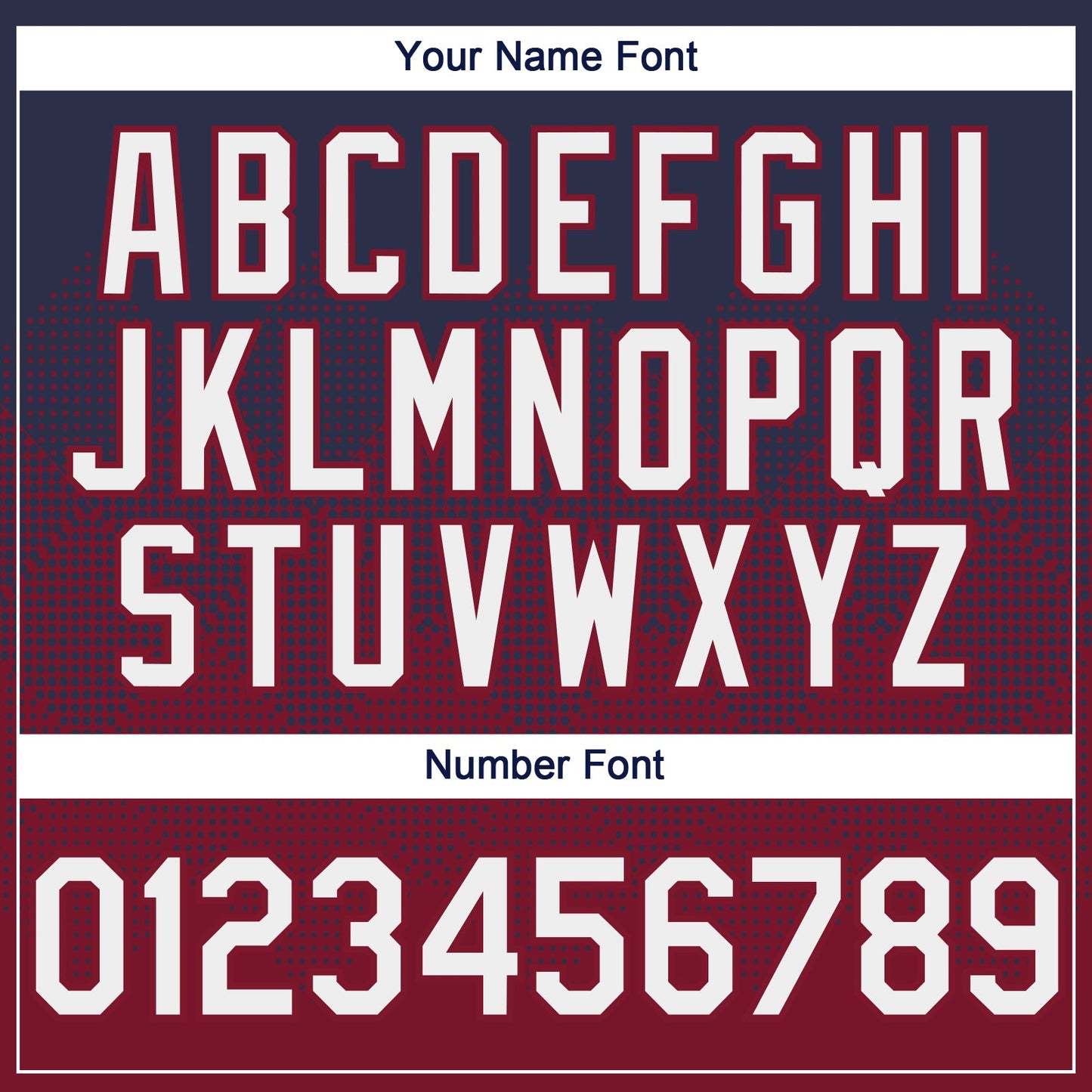Custom Navy White-Crimson 3D Gradient Square Shape Authentic Baseball Jersey - Sky-Custom