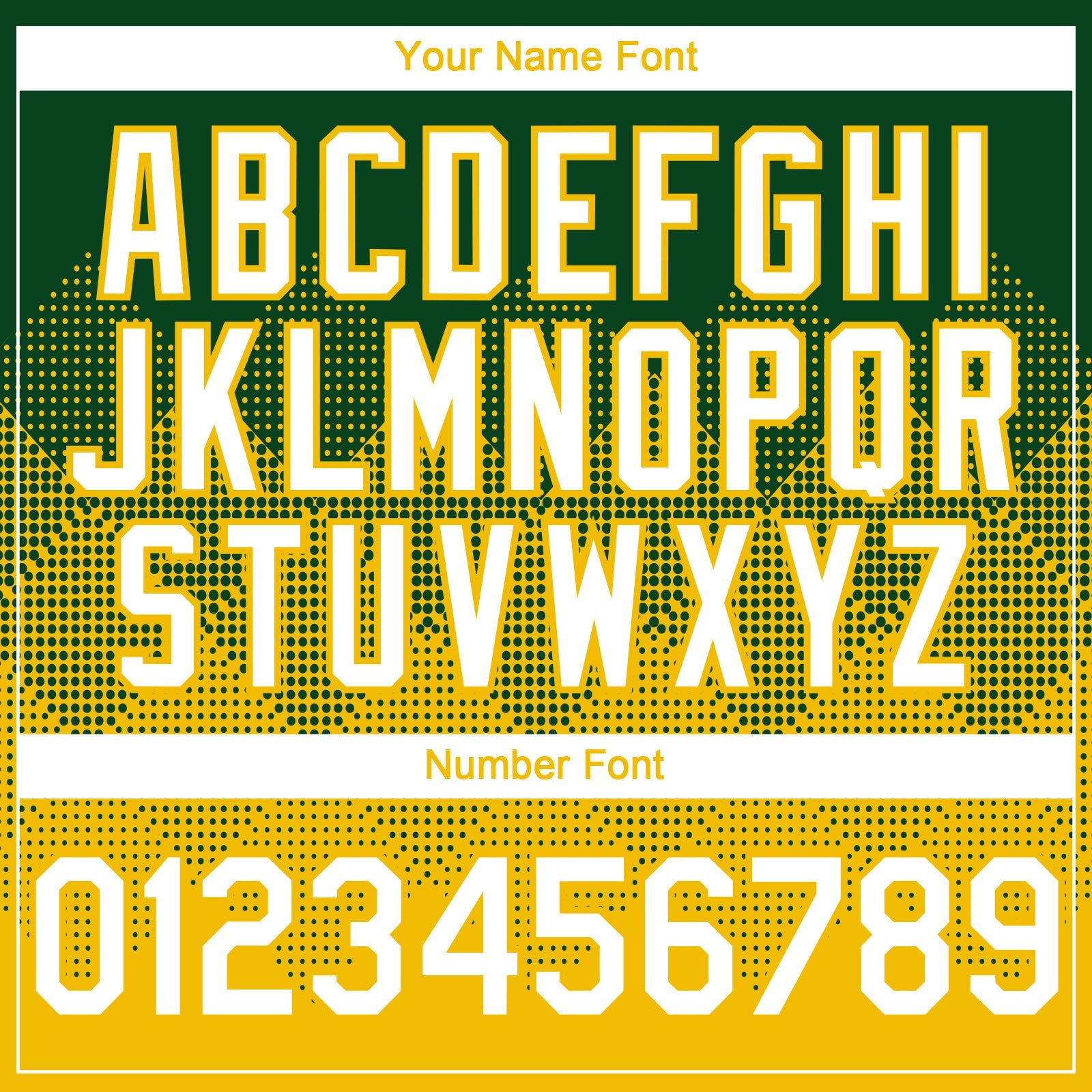 Custom Green White-Yellow 3D Gradient Square Shape Authentic Baseball Jersey - Sky-Custom