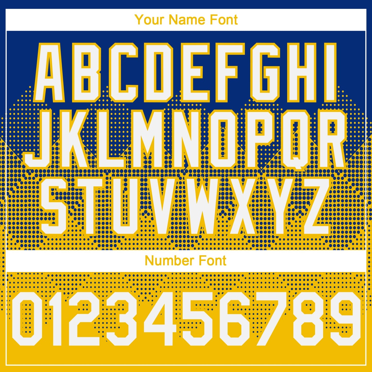 Custom Royal White-Yellow 3D Gradient Square Shape Authentic Baseball Jersey - Sky-Custom