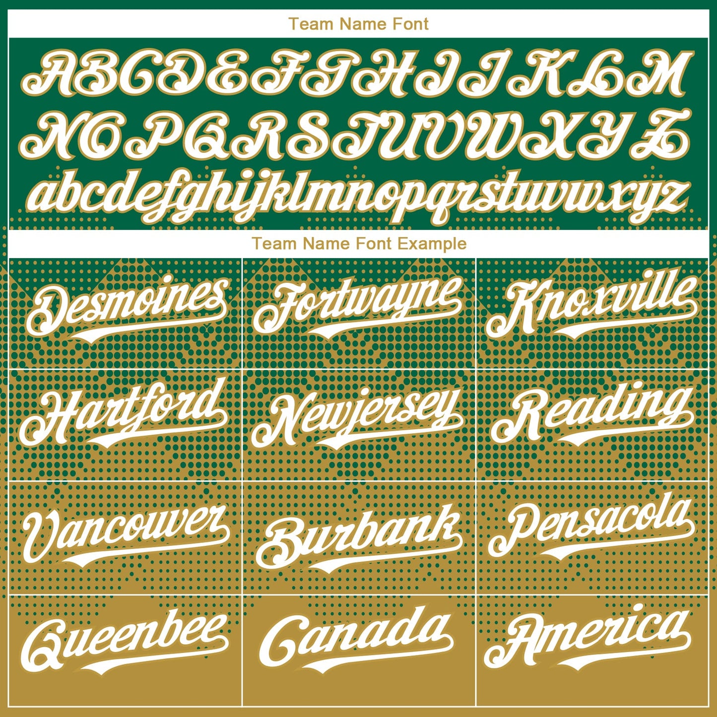 Custom Kelly Green White-Old Gold 3D Gradient Square Shape Authentic Baseball Jersey - Sky-Custom