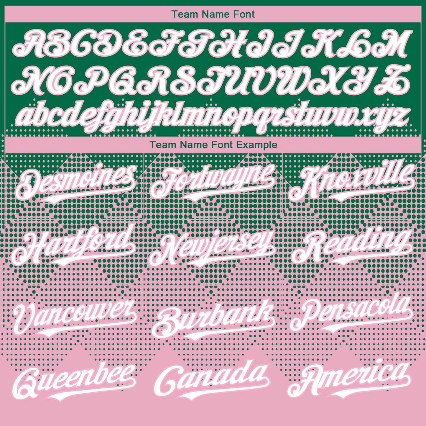 Custom Kelly Green White-Light Pink 3D Gradient Square Shape Authentic Baseball Jersey - Sky-Custom