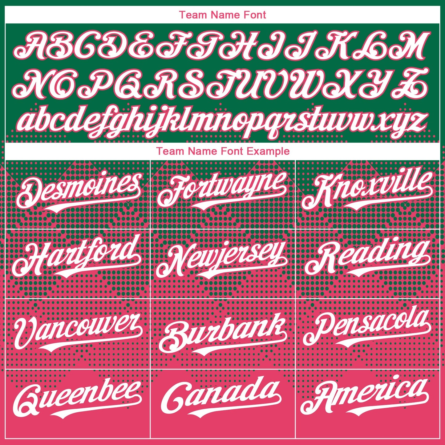 Custom Kelly Green White-Neon Pink 3D Gradient Square Shape Authentic Baseball Jersey - Sky-Custom