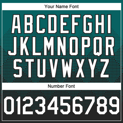 Custom Teal White-Black 3D Gradient Square Shape Authentic Baseball Jersey - Sky-Custom