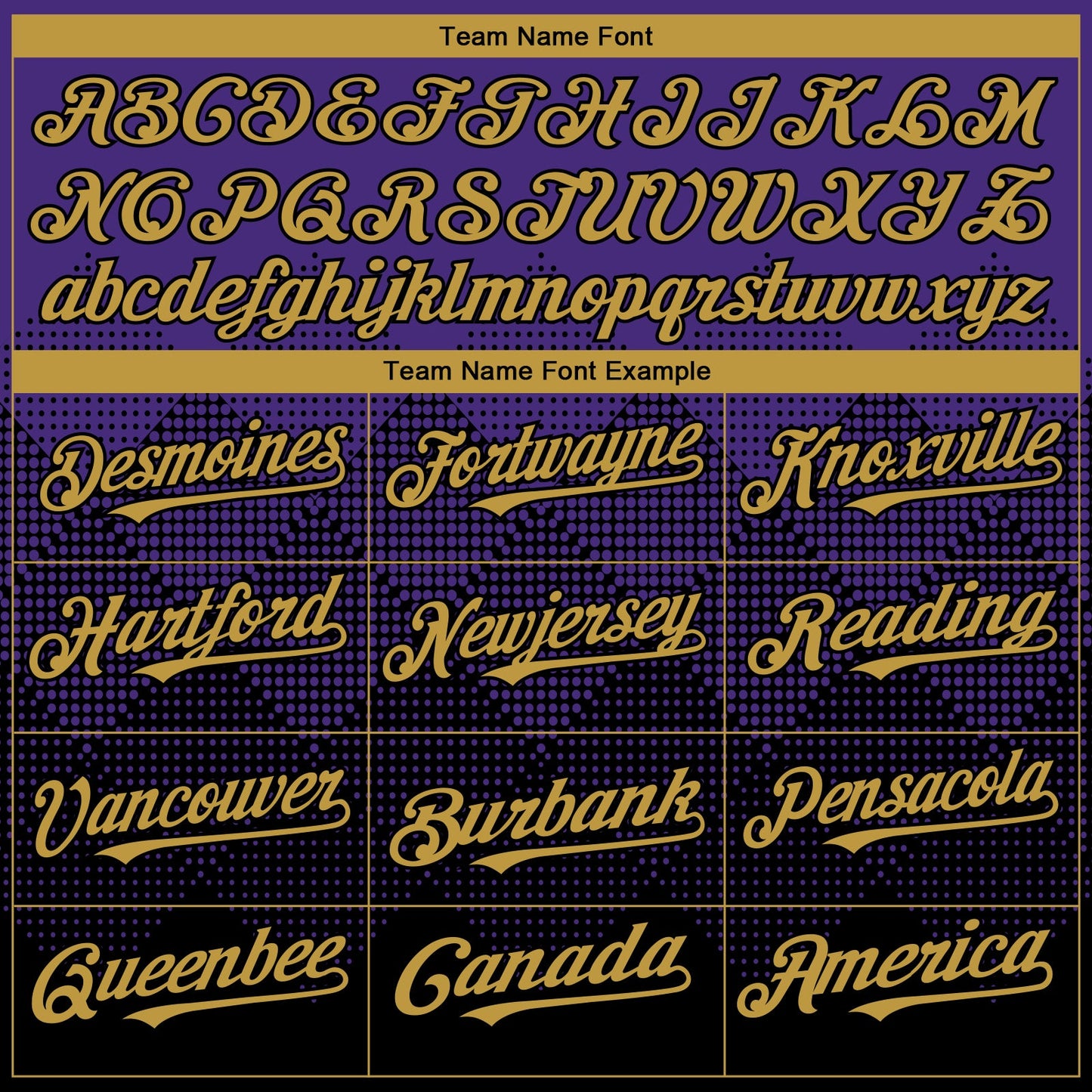 Custom Purple Old Gold-Black 3D Gradient Square Shape Authentic Baseball Jersey - Sky-Custom