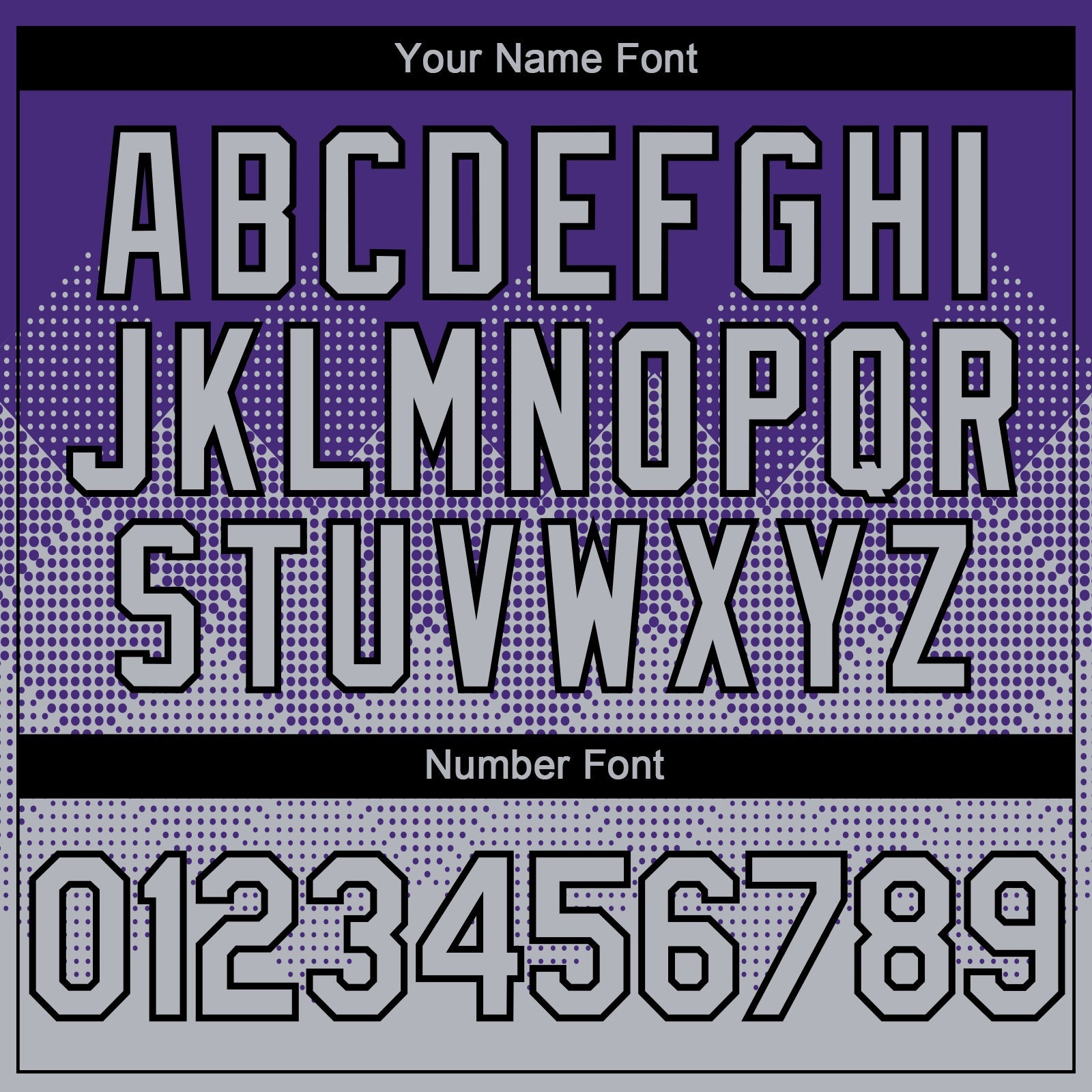 Custom Purple Gray-Black 3D Gradient Square Shape Authentic Baseball Jersey - Sky-Custom