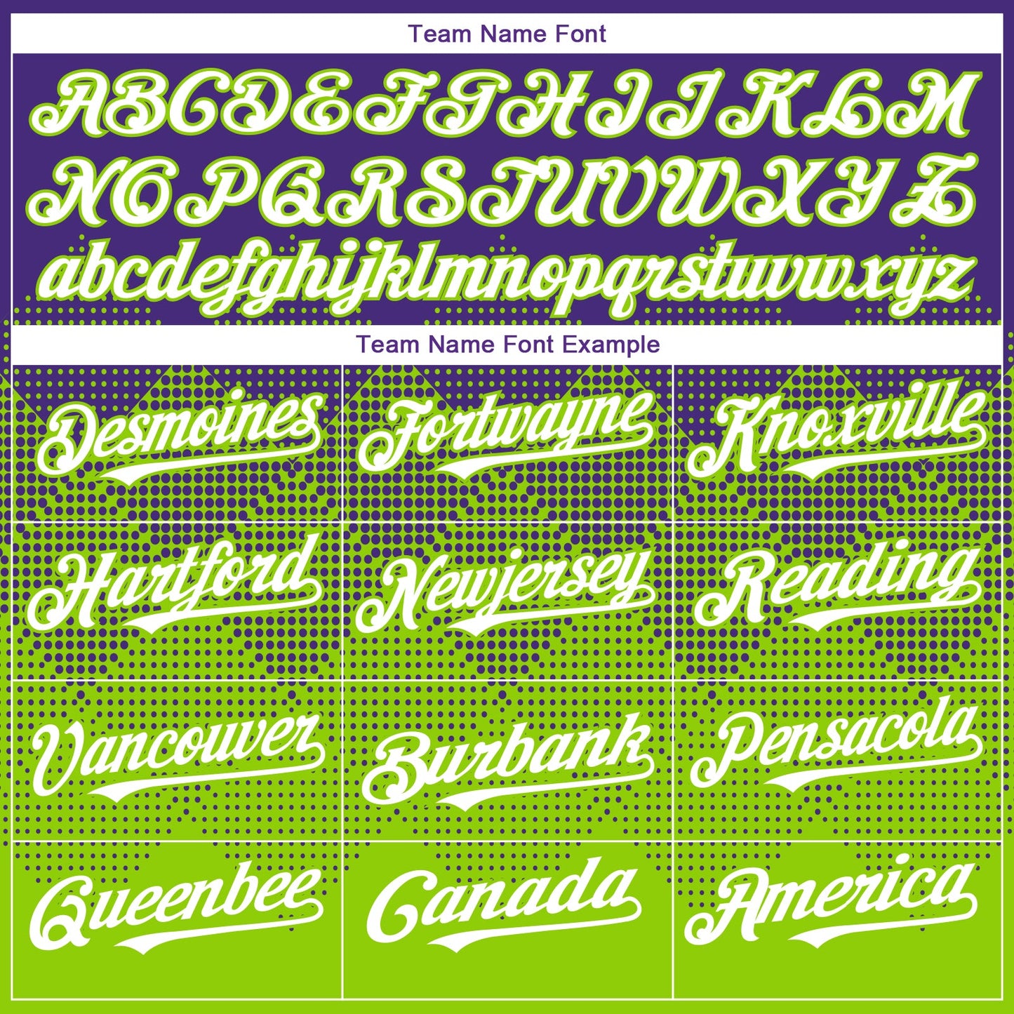 Custom Purple White-Neon Green 3D Gradient Square Shape Authentic Baseball Jersey - Sky-Custom