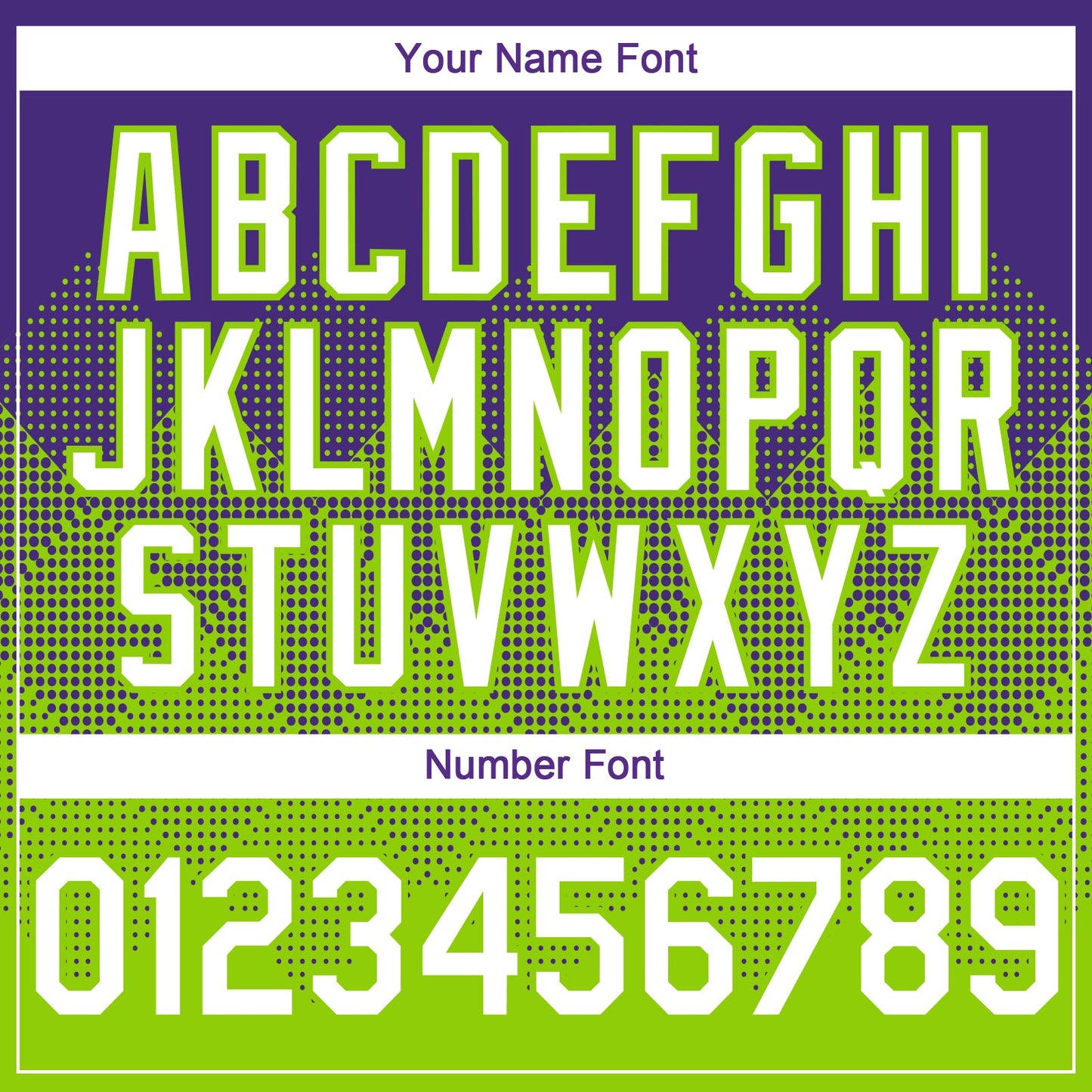 Custom Purple White-Neon Green 3D Gradient Square Shape Authentic Baseball Jersey - Sky-Custom