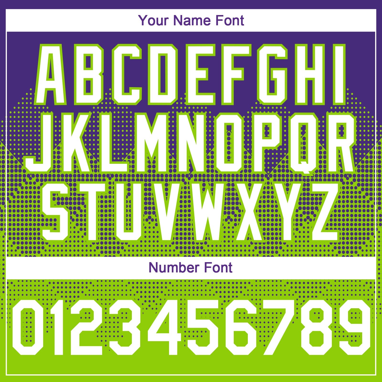 Custom Purple White-Neon Green 3D Gradient Square Shape Authentic Baseball Jersey - Sky-Custom