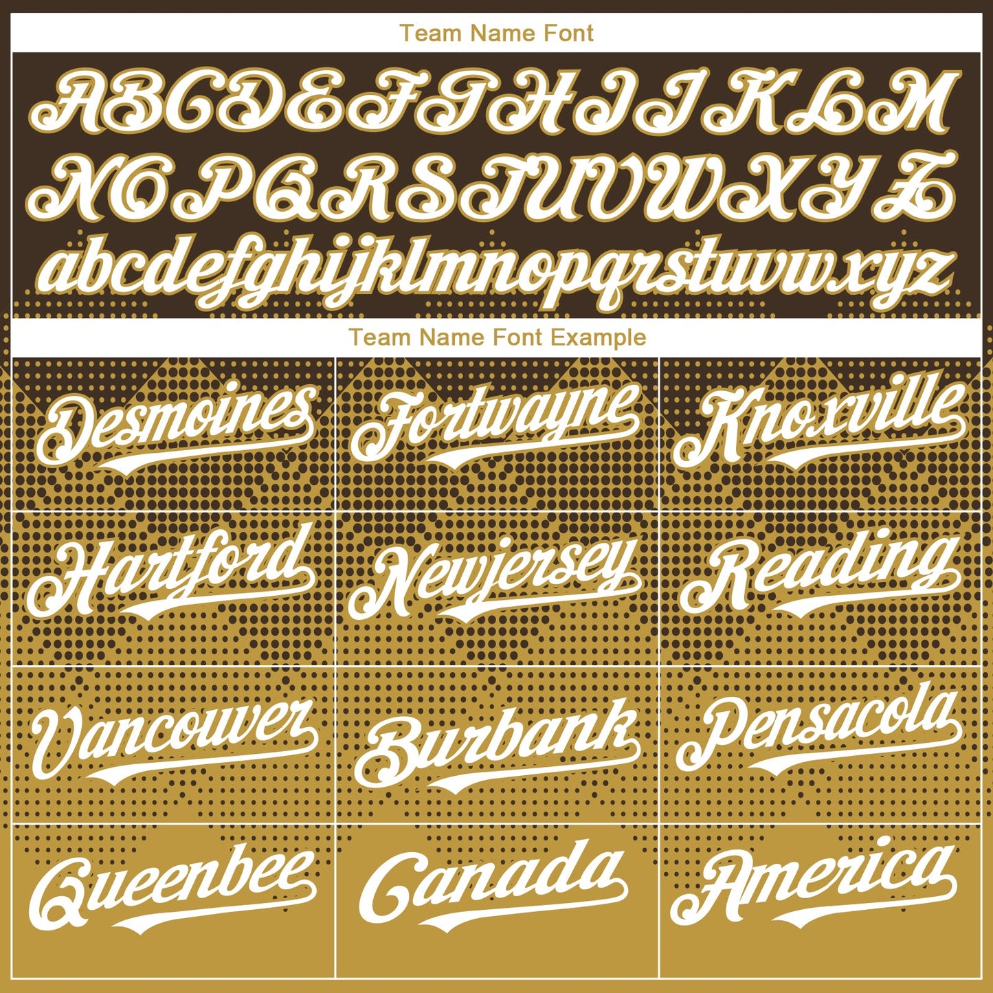 Custom Brown White-Old Gold 3D Gradient Square Shape Authentic Baseball Jersey - Sky-Custom